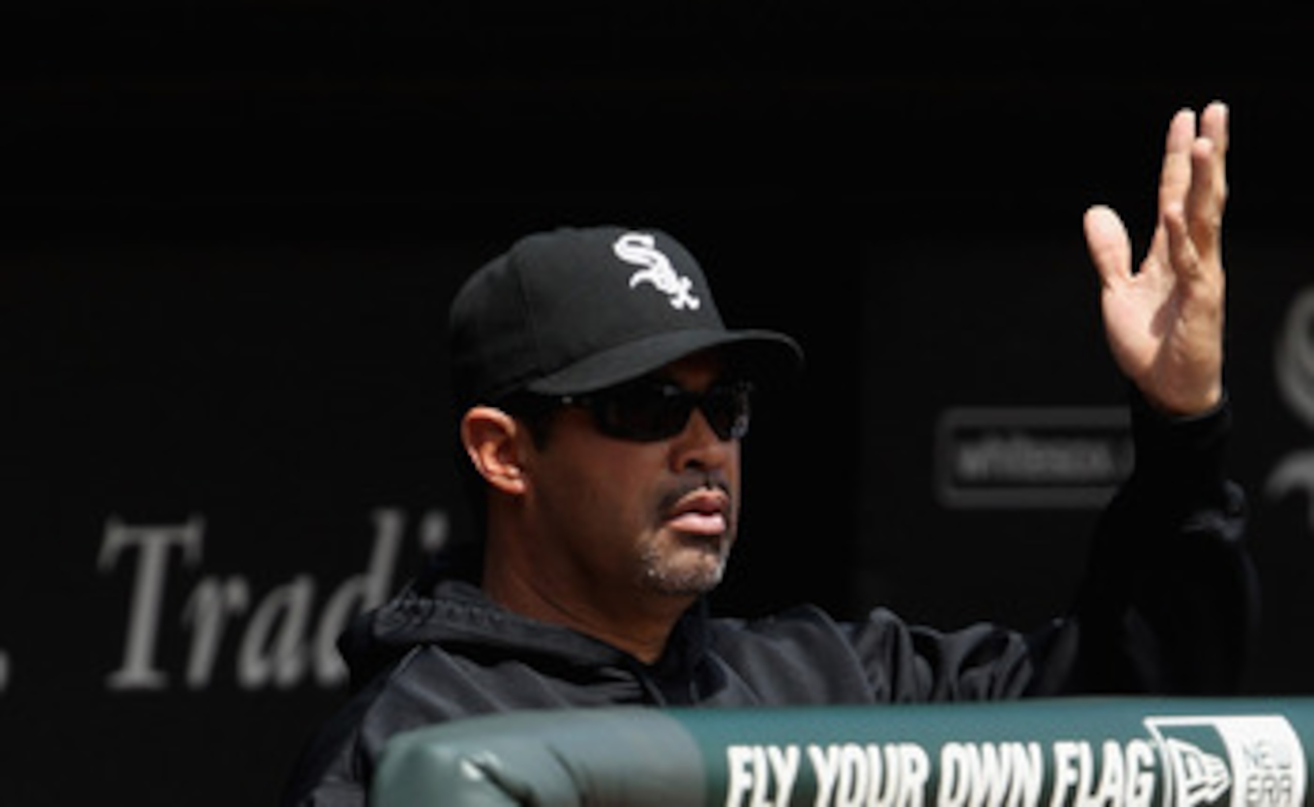 CHICAGO, IL - MAY 01: Manager Ozzie Guillen #13 of the Chicago White Sox returned to the bench after serving a two game suspension for a game against the Baltimore Orioles at U.S. Cellular Field on May 1, 2011 in Chicago, Illinois. The Orioles defeated th