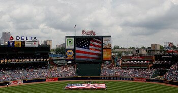 ATLANTA - MAY 31: The Atlanta Braves honor Memorial Day before facing the Philadelphia Phillies at Turner Field on May 31, 2010 in Atlanta, Georgia. (Photo by Kevin C. Cox/Getty Images) ATLANTA - MAY 31: The Atlanta Braves honor Memorial Day before facing the Philadelphia Phillies at Turner Field on May 31, 2010 in Atlanta, Georgia. (Photo by Kevin C. Cox/Getty Images)