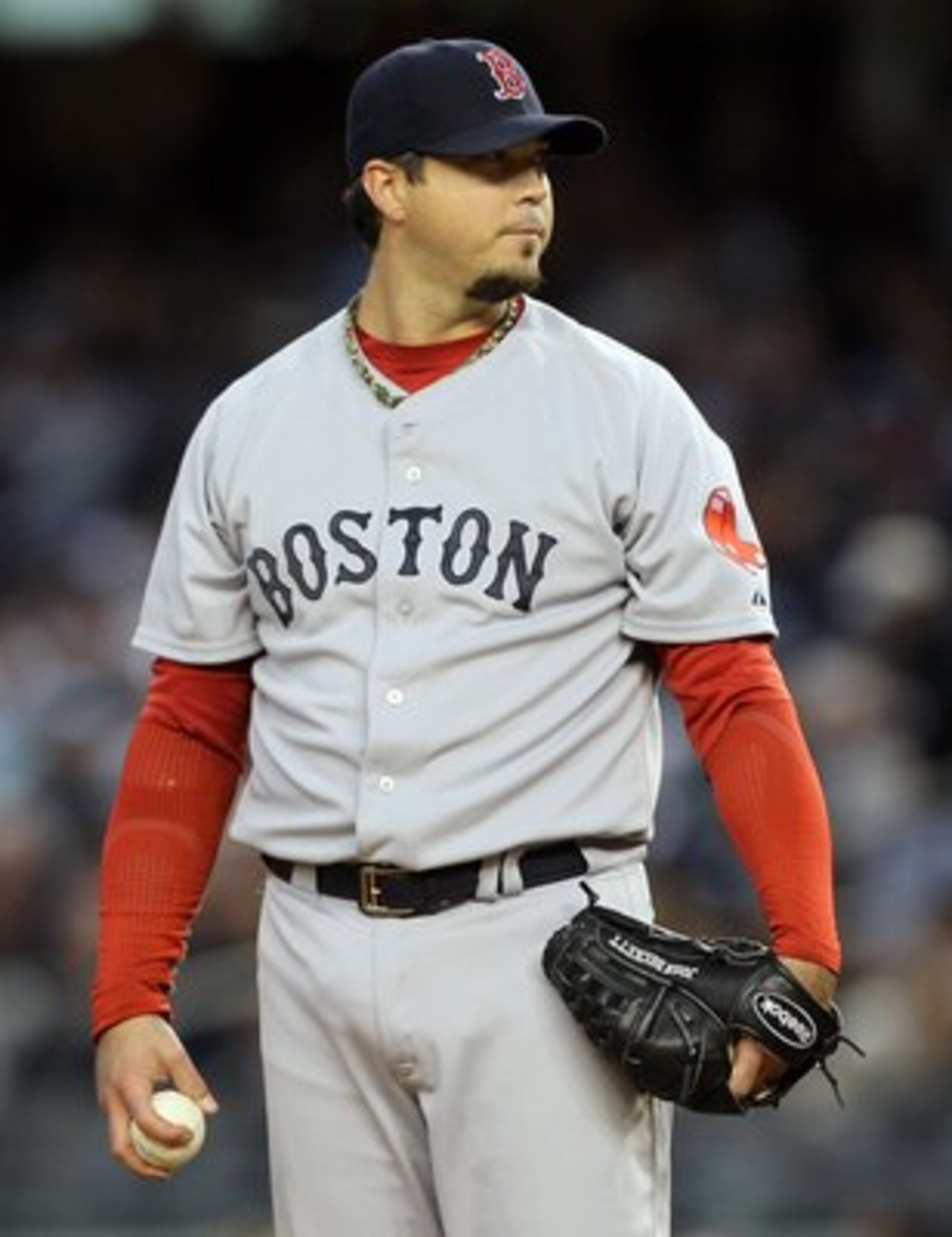 NEW YORK, NY - MAY 14:  Josh Beckett #19 of the Boston Red Sox delivers a pitch against the New York Yankees on May 14, 2011 at Yankee Stadium in the Bronx borough of New York City.  (Photo by Jim McIsaac/Getty Images)
