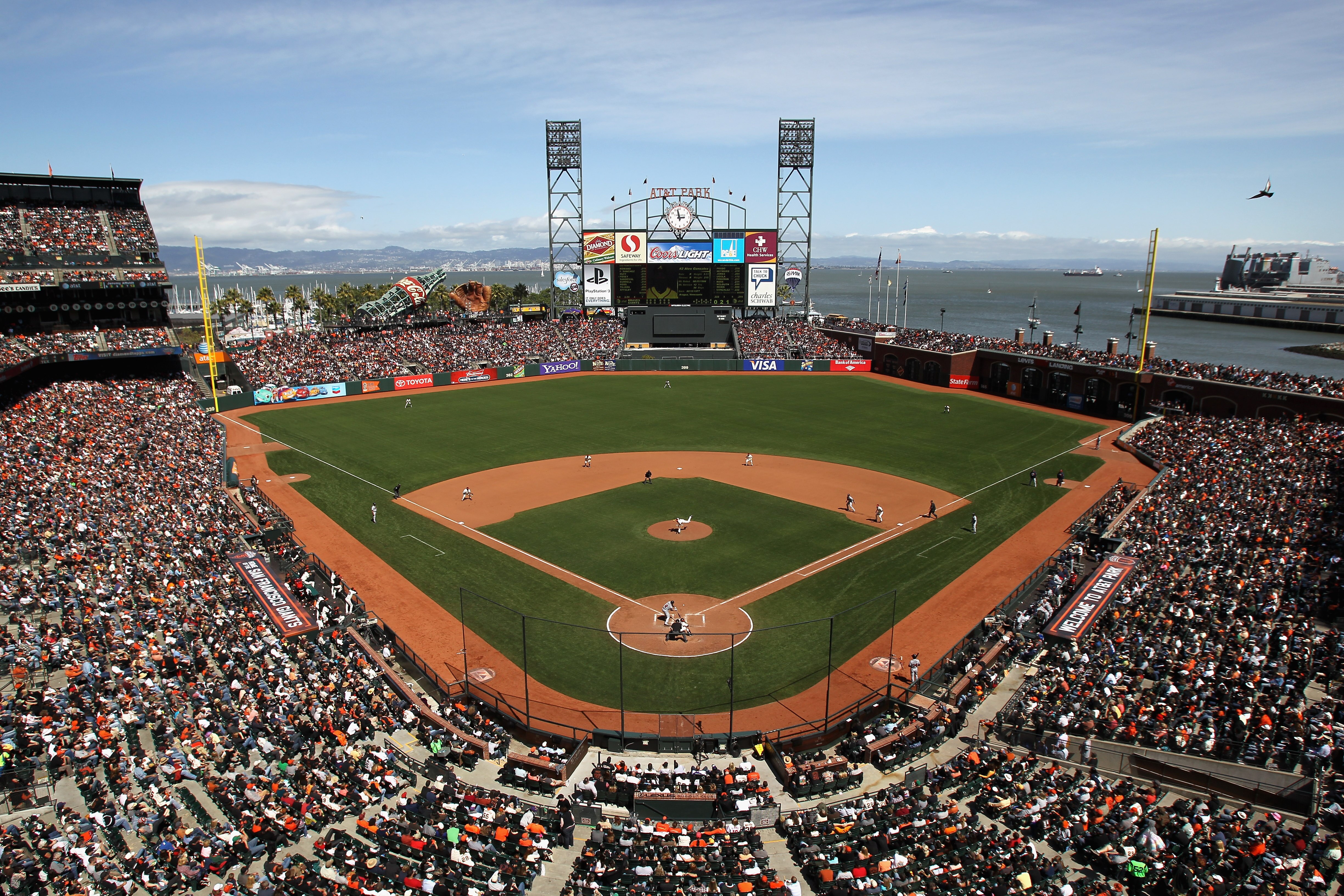 SAN FRANCISCO, CA - APRIL 24:  A general view during the San Francisco Giants' game against the Atlanta Braves at AT&T Park on April 24, 2011 in San Francisco, California.  (Photo by Ezra Shaw/Getty Images)