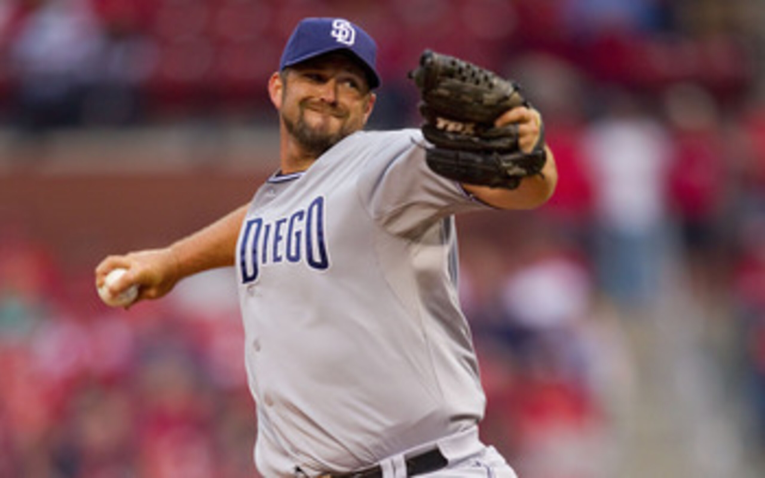 ST. LOUIS, MO - MARCH 31: Reliever Heath Bell #21 of the San Diego Padres pitches against the St. Louis Cardinals on opening day at Busch Stadium on March 31, 2011 in St. Louis, Missouri. (Photo by Dilip Vishwanat/Getty Images) ST. LOUIS, MO - MARCH 31: Reliever Heath Bell #21 of the San Diego Padres pitches against the St. Louis Cardinals on opening day at Busch Stadium on March 31, 2011 in St. Louis, Missouri. (Photo by Dilip Vishwanat/Getty Images)