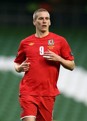 DUBLIN, IRELAND - MAY 27:  Steve Morison of Wales looks on during the Carling Nations Cup match between Northern Ireland and Wales at the Aviva Stadium on May 27, 2011 in Dublin, Ireland.  (Photo by Julian Finney/Getty Images)