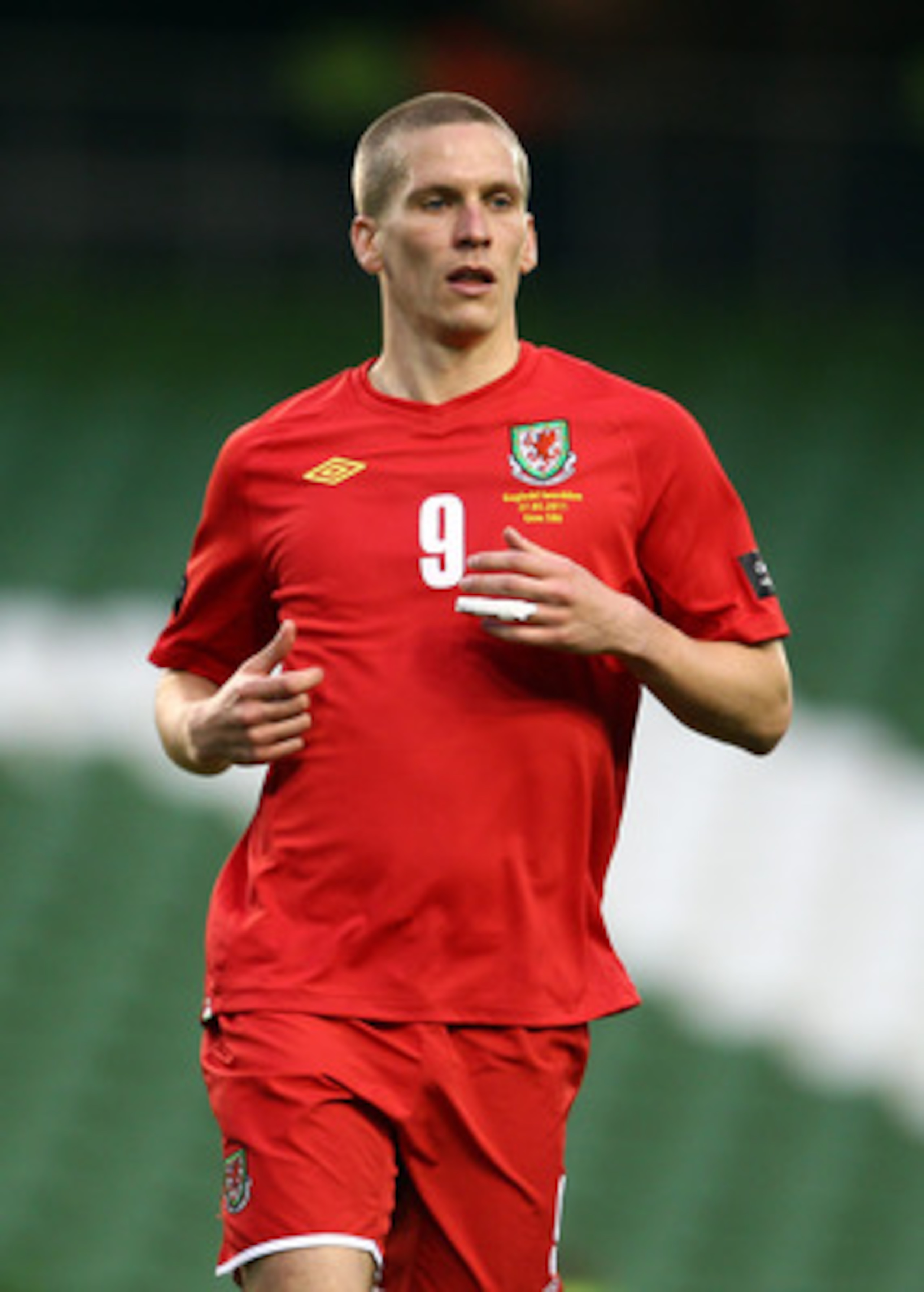 DUBLIN, IRELAND - MAY 27:  Steve Morison of Wales looks on during the Carling Nations Cup match between Northern Ireland and Wales at the Aviva Stadium on May 27, 2011 in Dublin, Ireland.  (Photo by Julian Finney/Getty Images)