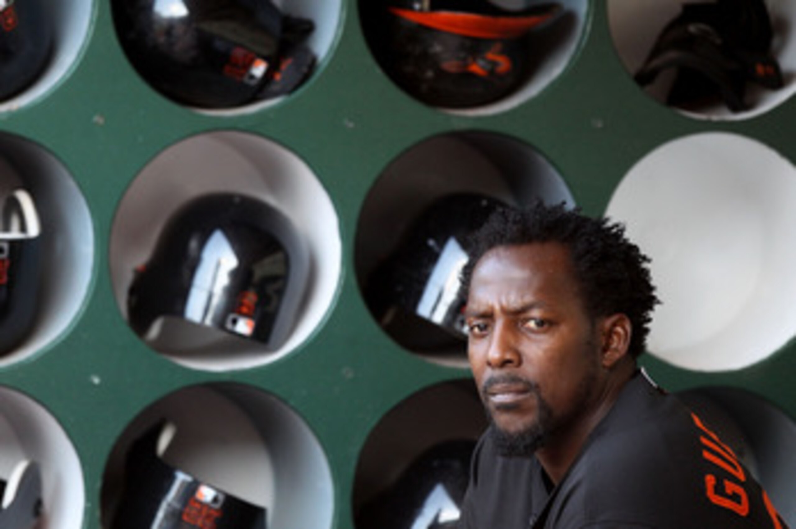 OAKLAND, CA - MAY 27:  Vladimir Guerrero #27 of the Baltimore Orioles looks on against the Oakland Athletics during a Major League Baseball game at the Oakland-Alameda County Coliseum on May 27, 2011 in Oakland, California.  (Photo by Jed Jacobsohn/Getty