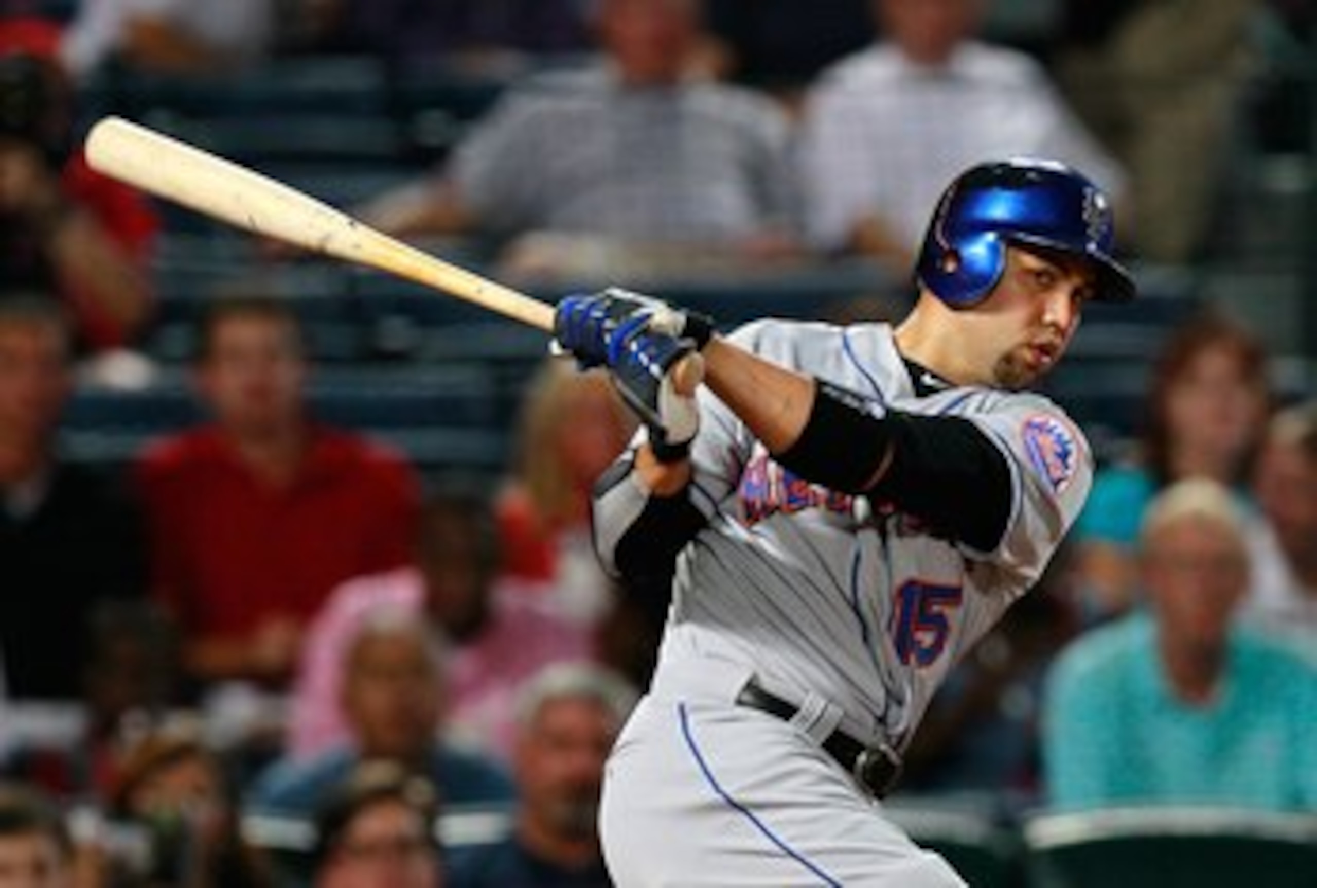 ATLANTA - SEPTEMBER 01:  Carlos Beltran #15 of the New York Mets against the Atlanta Braves at Turner Field on September 1, 2010 in Atlanta, Georgia.  (Photo by Kevin C. Cox/Getty Images)