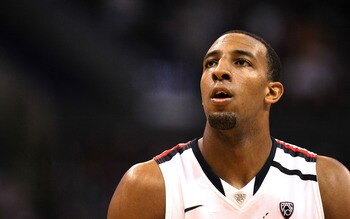 LOS ANGELES, CA - MARCH 12:  Derrick Williams #23 of the Arizona Wildcats shoots a free throw while taking on the Washington Huskies in the championship game of the 2011 Pacific Life Pac-10 Men's Basketball Tournament at Staples Center on March 12, 2011 i