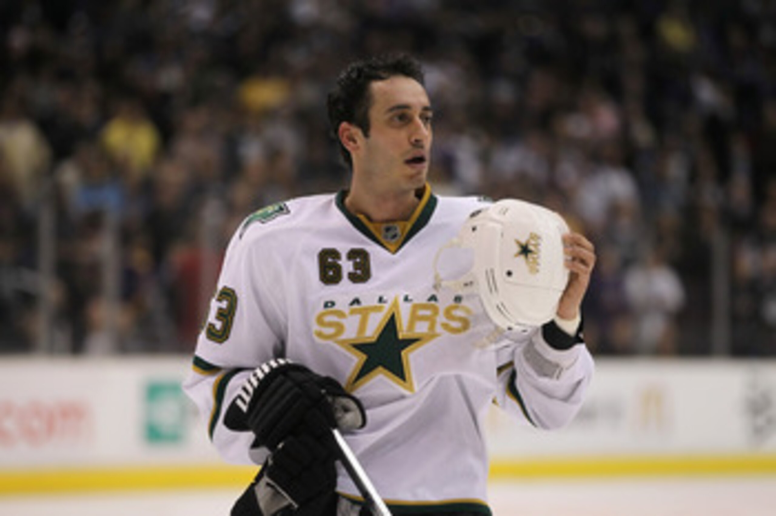 LOS ANGELES, CA - APRIL 02: Mike Ribeiro #63 of the Dallas Stars looks on against the Los Angeles Kings at Staples Center on April 2, 2011 in Los Angeles, California. (Photo by Jeff Gross/Getty Images) LOS ANGELES, CA - APRIL 02: Mike Ribeiro #63 of the Dallas Stars looks on against the Los Angeles Kings at Staples Center on April 2, 2011 in Los Angeles, California. (Photo by Jeff Gross/Getty Images)