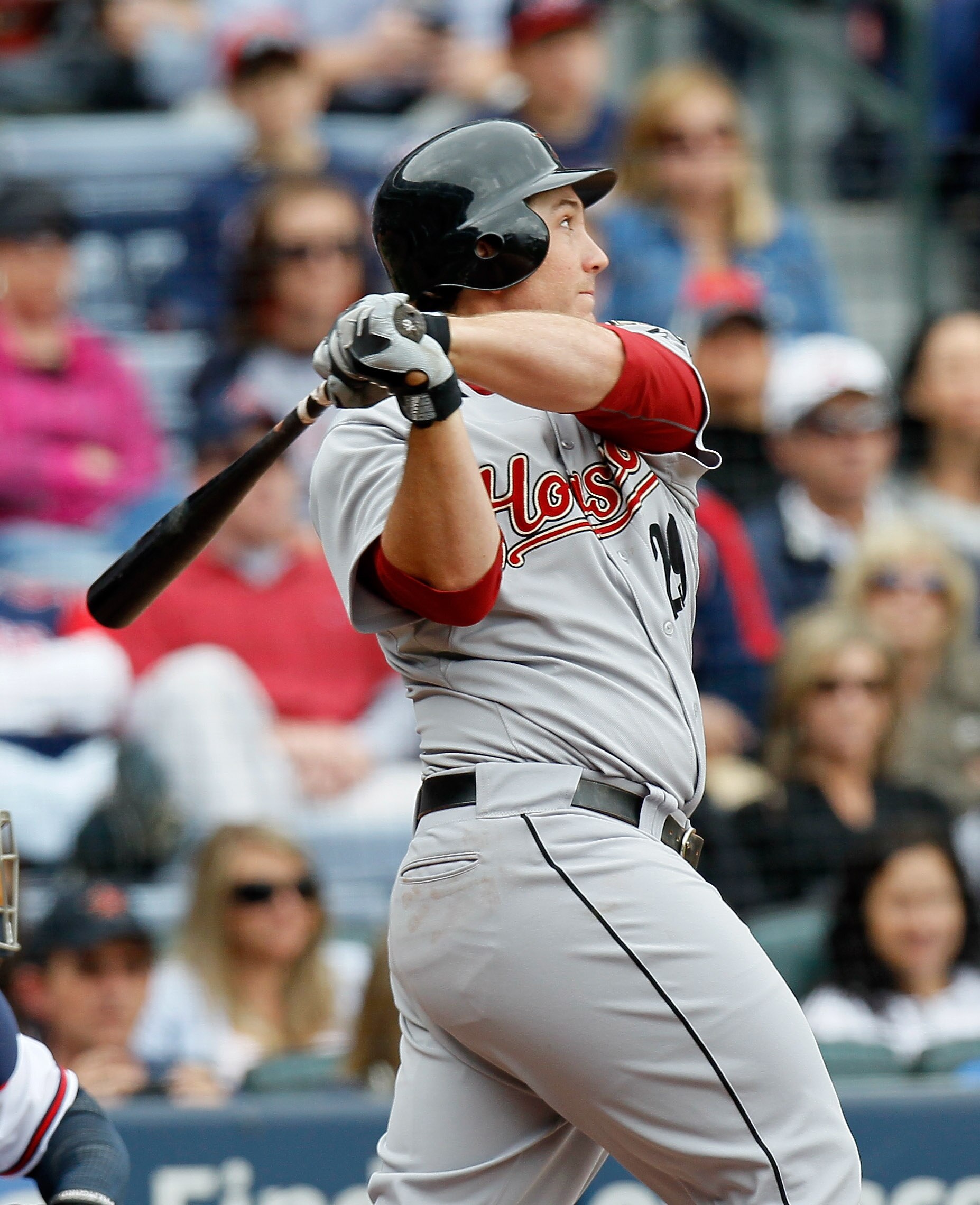 ATLANTA, GA - MAY 17:  Brett Wallace #29 of the Houston Astros against the Atlanta Braves at Turner Field on May 17, 2011 in Atlanta, Georgia.  (Photo by Kevin C. Cox/Getty Images)