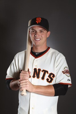 SCOTTSDALE, AZ - FEBRUARY 23: Gary Brown #86 of the San Francisco Giants poses for a portrait during media photo day at Scottsdale Stadium on February 23, 2011 in Scottsdale, Arizona.  (Photo by Ezra Shaw/Getty Images)
