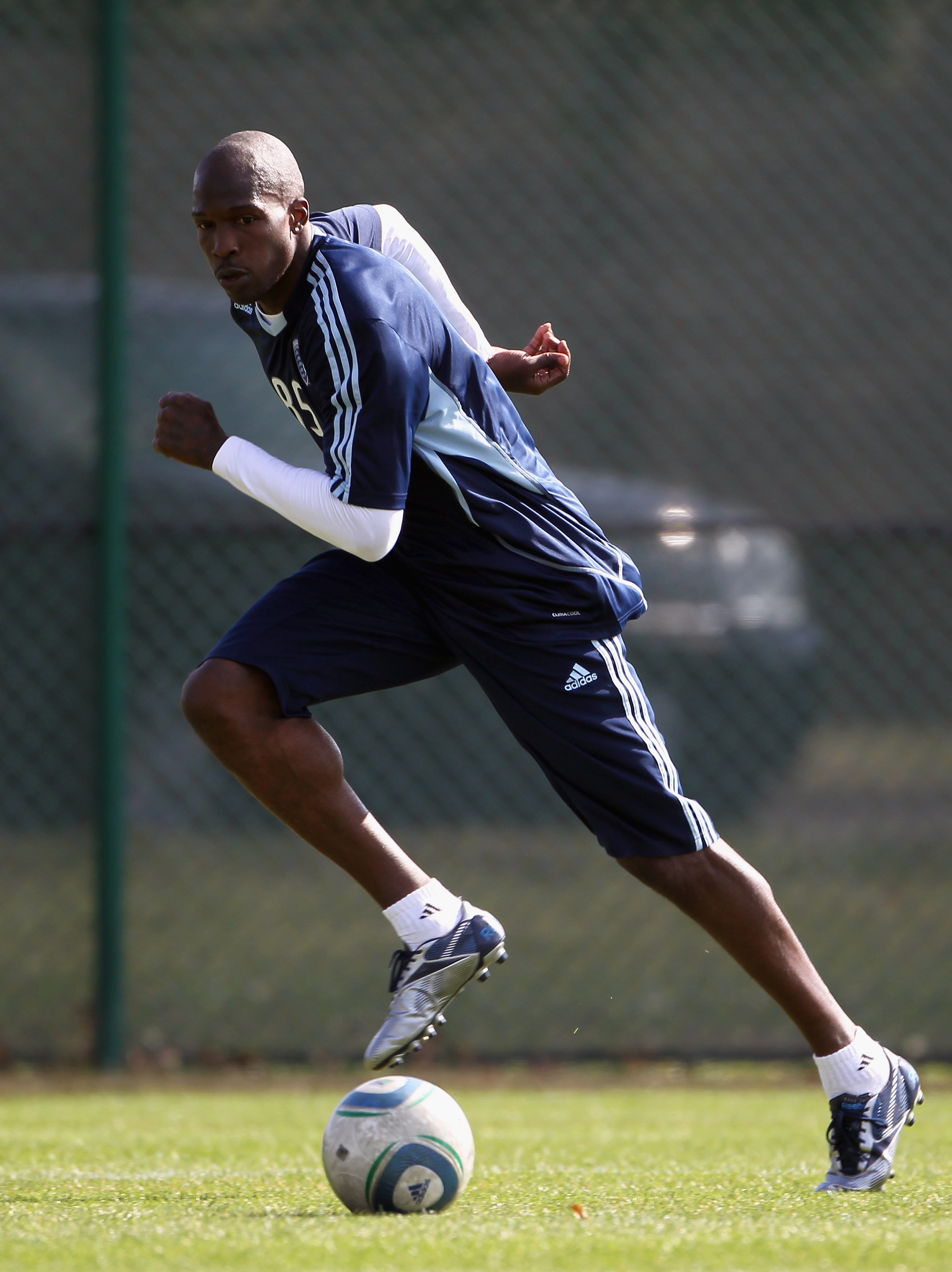 KANSAS CITY, MO - MARCH 23:  Chad Ochocinco begins tryout with Sporting Kansas City on March 23, 2011 in Kansas City, Missouri.  (Photo by Jamie Squire/Getty Images)