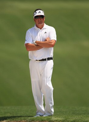 CHARLOTTE, NC - MAY 08:  Pat Perez during the final round of the Wells Fargo Championship at Quail Hollow Club on May 8, 2011 in Charlotte, North Carolina.  (Photo by Streeter Lecka/Getty Images)