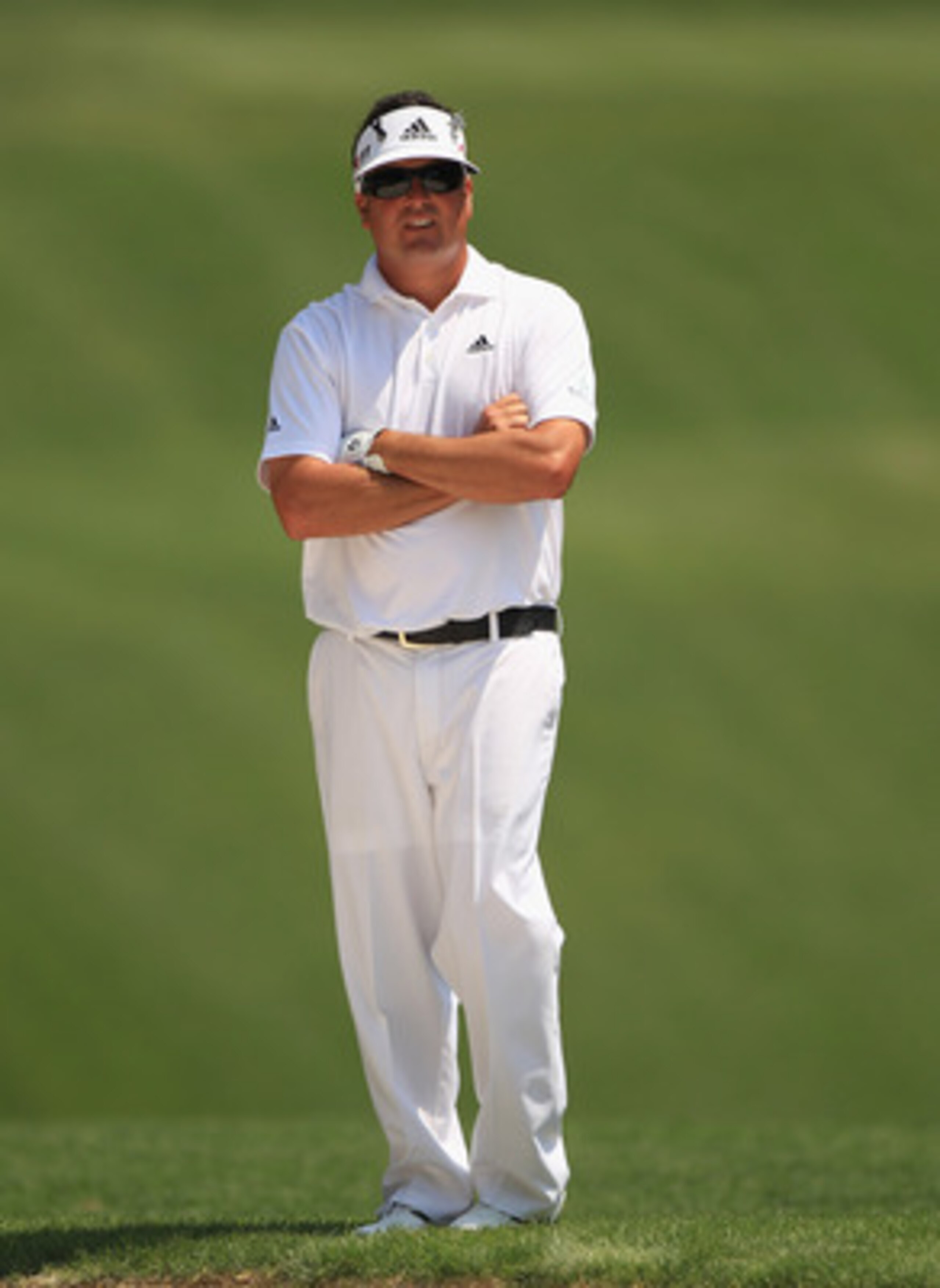 CHARLOTTE, NC - MAY 08:  Pat Perez during the final round of the Wells Fargo Championship at Quail Hollow Club on May 8, 2011 in Charlotte, North Carolina.  (Photo by Streeter Lecka/Getty Images)