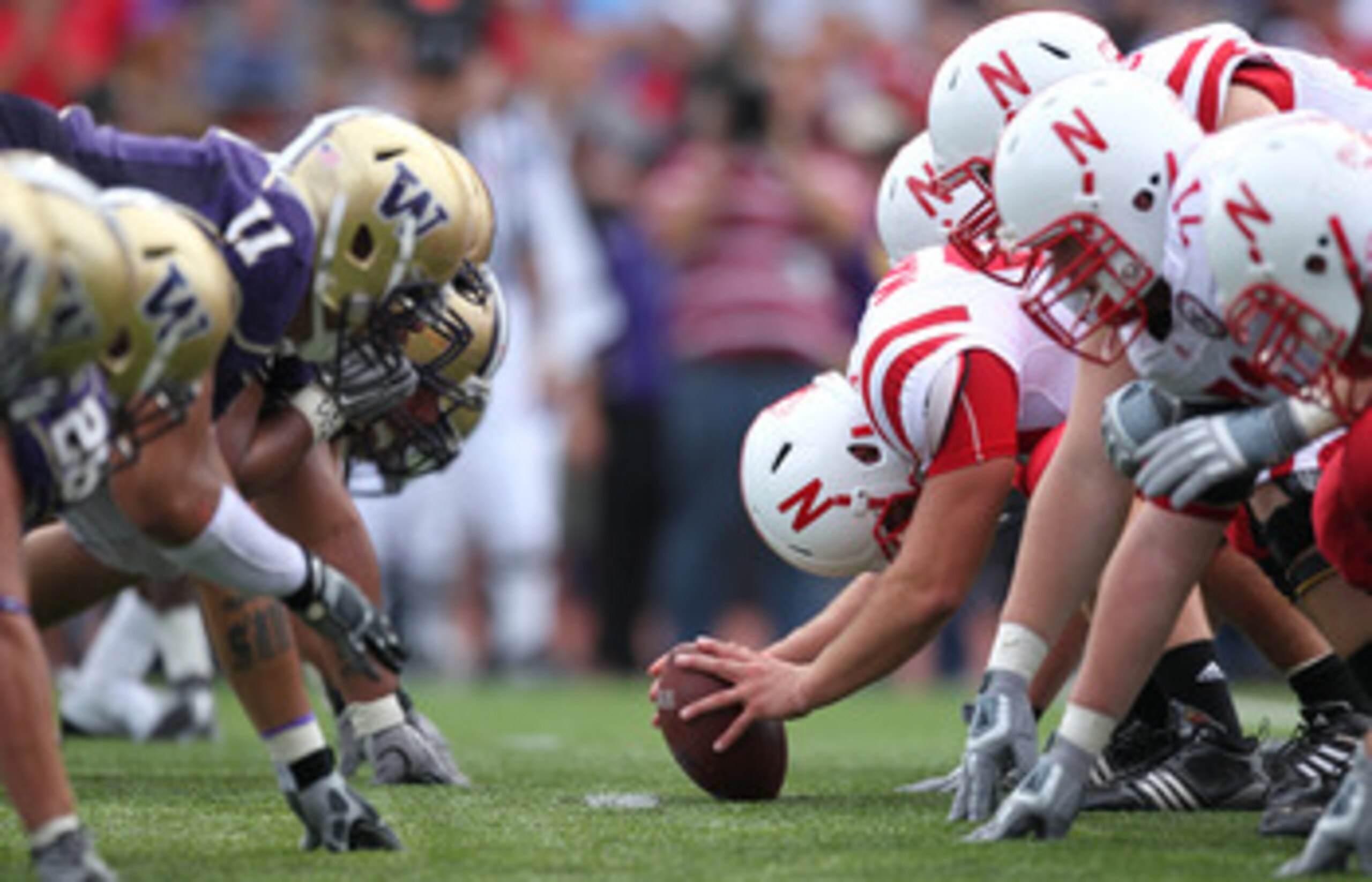 SEATTLE - SEPTEMBER 18: Long snapper P.J. Mangieri #92 of the Nebraska Cornhuskers prepares to snap the ball against the Washington Huskies on September 18, 2010 at Husky Stadium in Seattle, Washington. (Photo by Otto Greule Jr/Getty Images) SEATTLE - SEPTEMBER 18: Long snapper P.J. Mangieri #92 of the Nebraska Cornhuskers prepares to snap the ball against the Washington Huskies on September 18, 2010 at Husky Stadium in Seattle, Washington. (Photo by Otto Greule Jr/Getty Images)