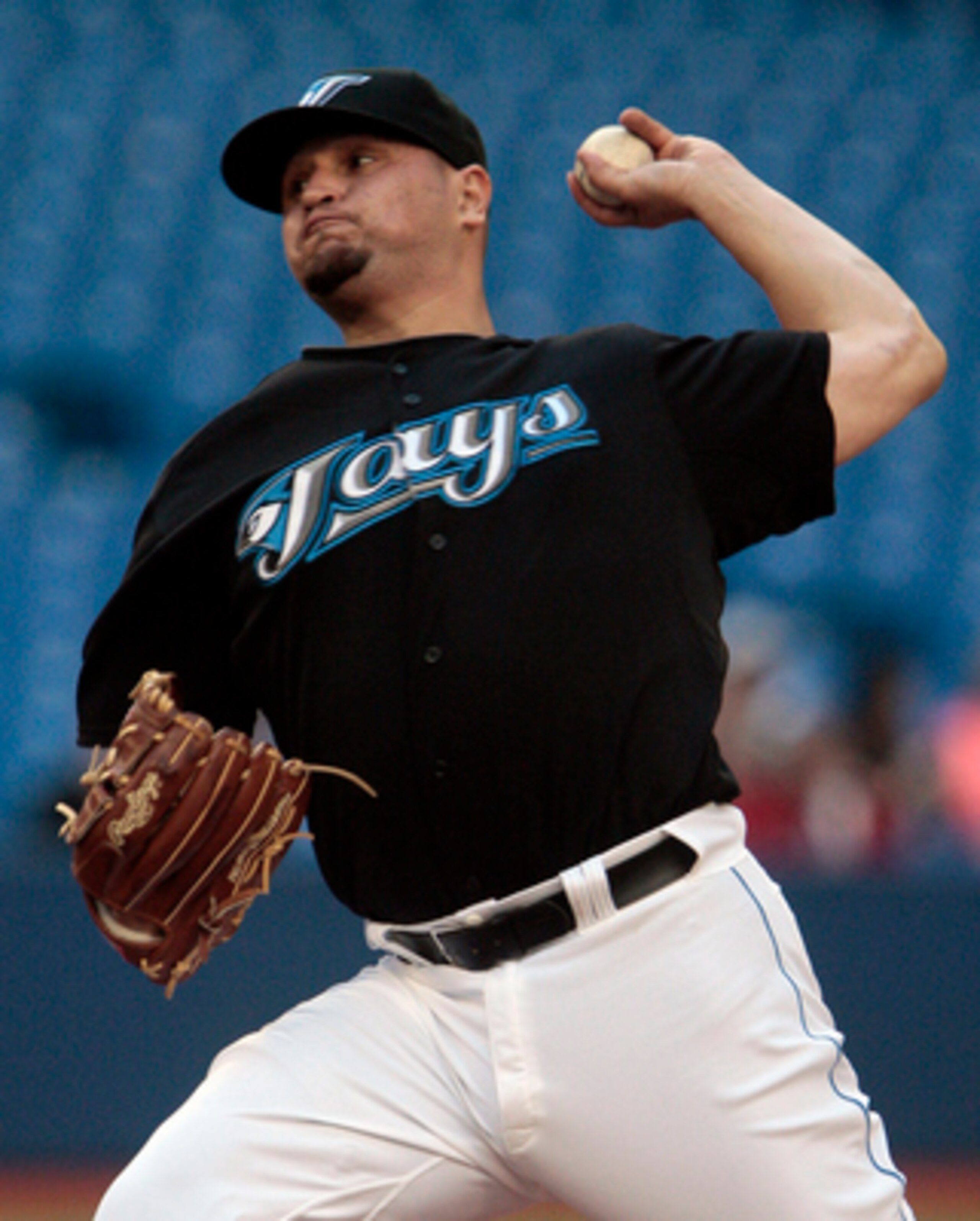 TORONTO, CANADA - MAY 20: Jo-Jo Reyes #37 of the Toronto Blue Jays throws during MLB action against the Houston Astros at the Rogers Centre May 20, 2011 in Toronto, Ontario, Canada. (Photo by Abelimages/Getty Images)