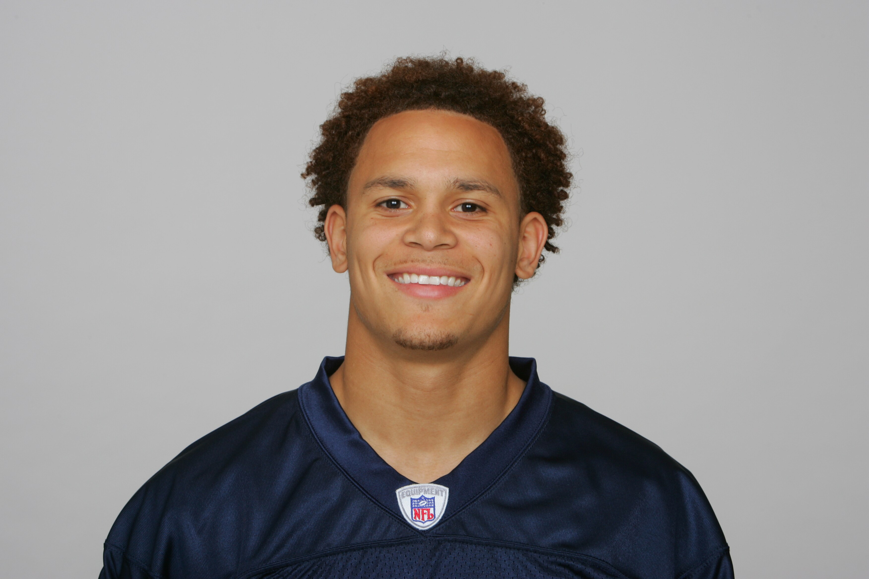 NASHVILLE, TN - CIRCA 2010: In this handout image provided by the NFL,Cortland Finnegan of the Tennessee Titans poses for his 2010 NFL headshot circa 2010 at Baptist Sports Park in Nashville, Tennessee. (Photo by NFL via Getty Images)