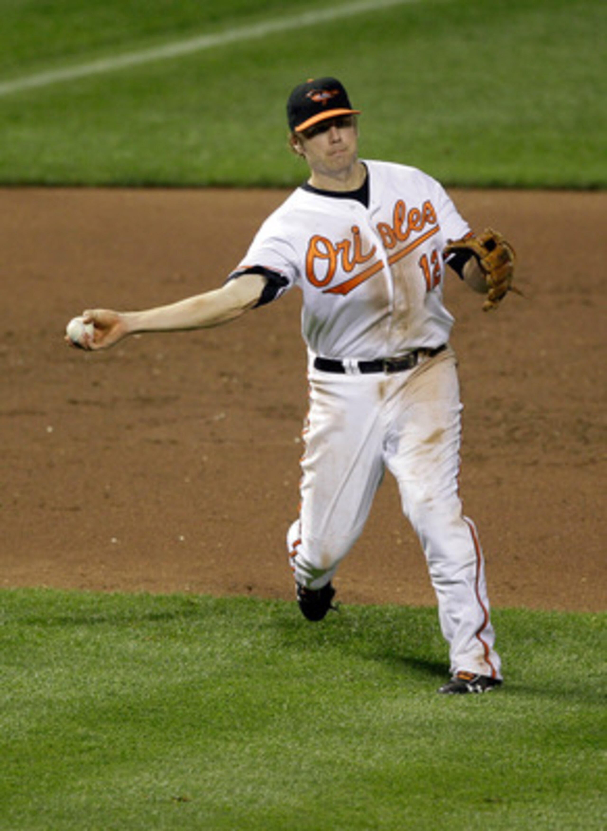 BALTIMORE, MD - MAY 25: Mark Reynolds #12 of the Baltimore Orioles in action against the Kansas City Royals at Oriole Park at Camden Yards on May 25, 2011 in Baltimore, Maryland.  (Photo by Rob Carr/Getty Images)