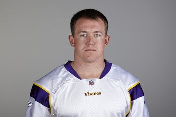 EDEN PRAIRIE, MN - CIRCA 2010:  In this handout image provided by the NFL,  Toby Gerhart poses for his 2010 NFL headshot circa 2010 in Eden Prairie, Minnesota.  (Photo by NFL via Getty Images)