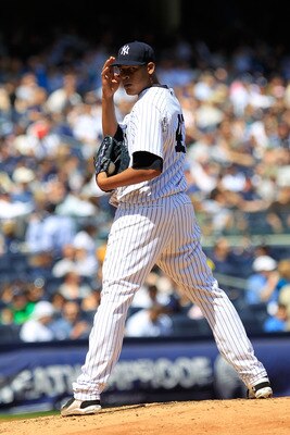 NEW YORK, NY - MAY 01:  Ivan Nova #47 of the New York Yankees pitches against the Toronto Blue Jays at Yankee Stadium on May 1, 2011 in the Bronx borough of New York City.  (Photo by Chris Trotman/Getty Images)
