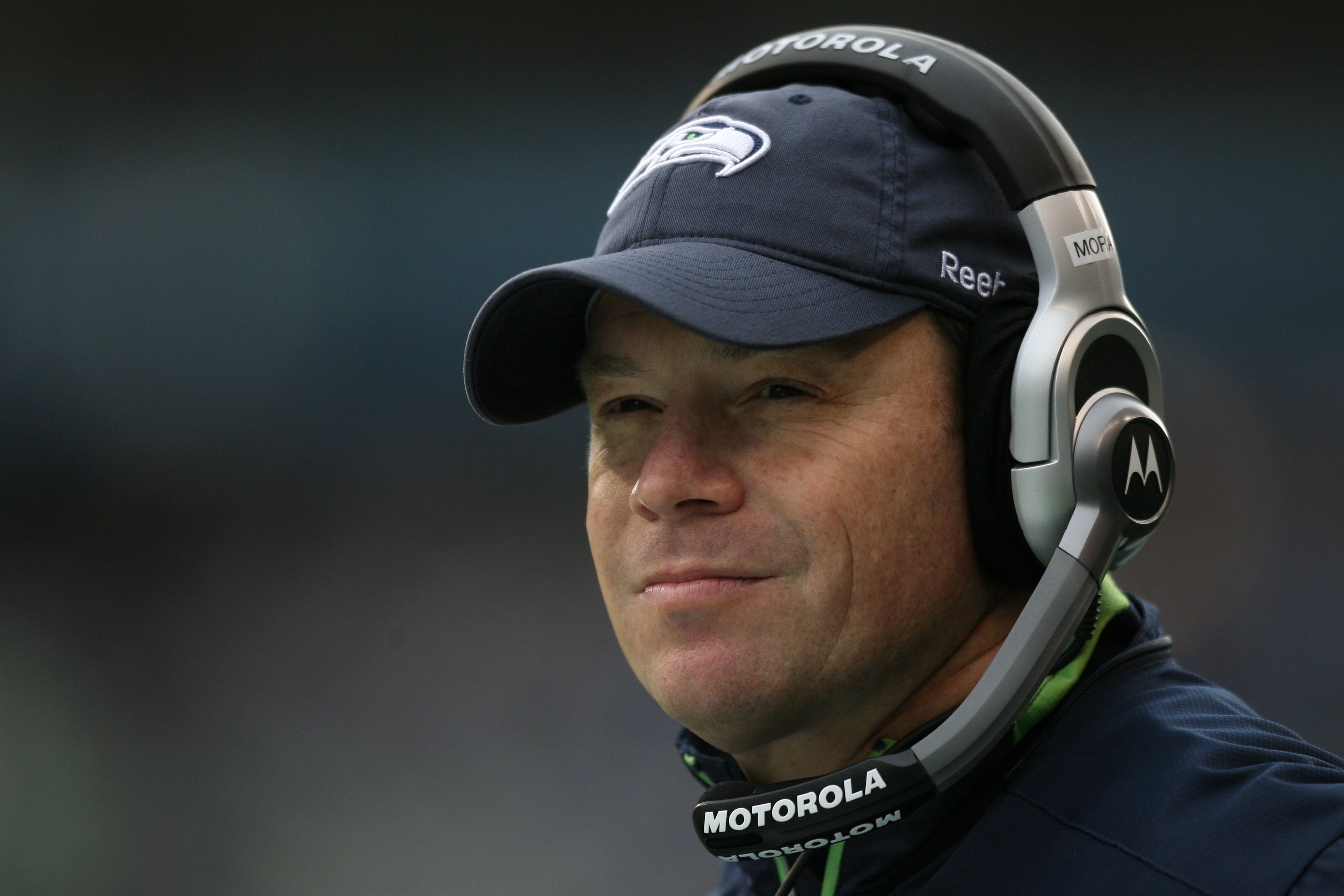 SEATTLE - JANUARY 03:  Head coach Jim Mora of the Seattle Seahawks looks on during the game against the Tennessee Titans on January 3, 2010 at Qwest Field in Seattle, Washington. (Photo by Otto Greule Jr/Getty Images)