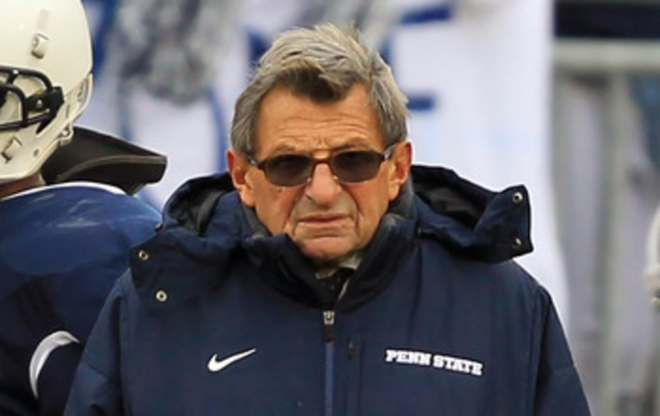 STATE COLLEGE, PA - NOVEMBER 27: Head coach Joe Paterno of the Penn State Nittany Lions stands on the sideline during a game against the Michigan State Spartans on November 27, 2010 at Beaver Stadium in State College, Pennsylvania. The Spartans won 28-22.