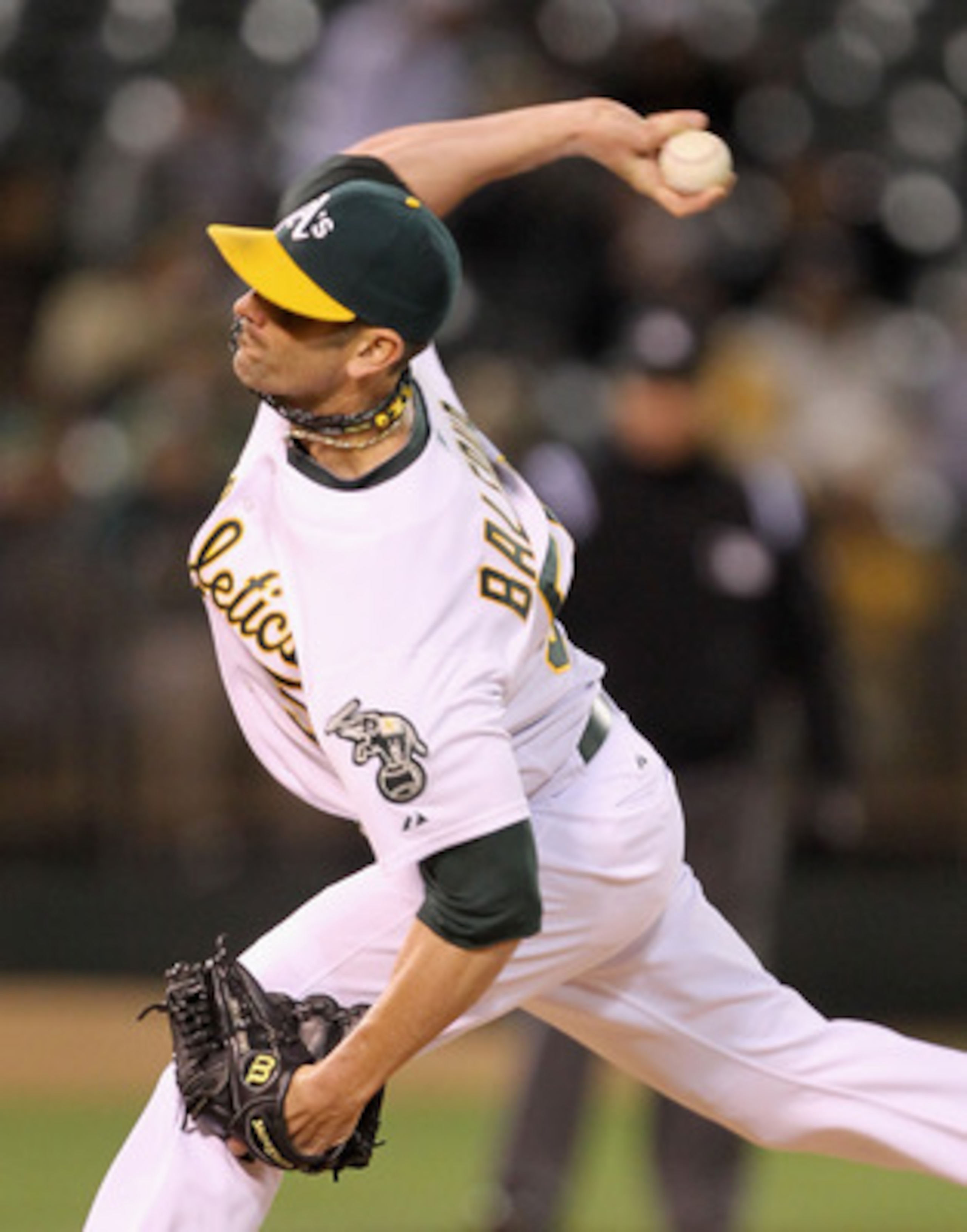 OAKLAND, CA - MAY 18:  Grant Balfour #50 of the Oakland Athletics pitches against the Minnesota Twins at Oakland-Alameda County Coliseum on May 18, 2011 in Oakland, California. Balfour is from Sydney, Australia.  (Photo by Ezra Shaw/Getty Images)