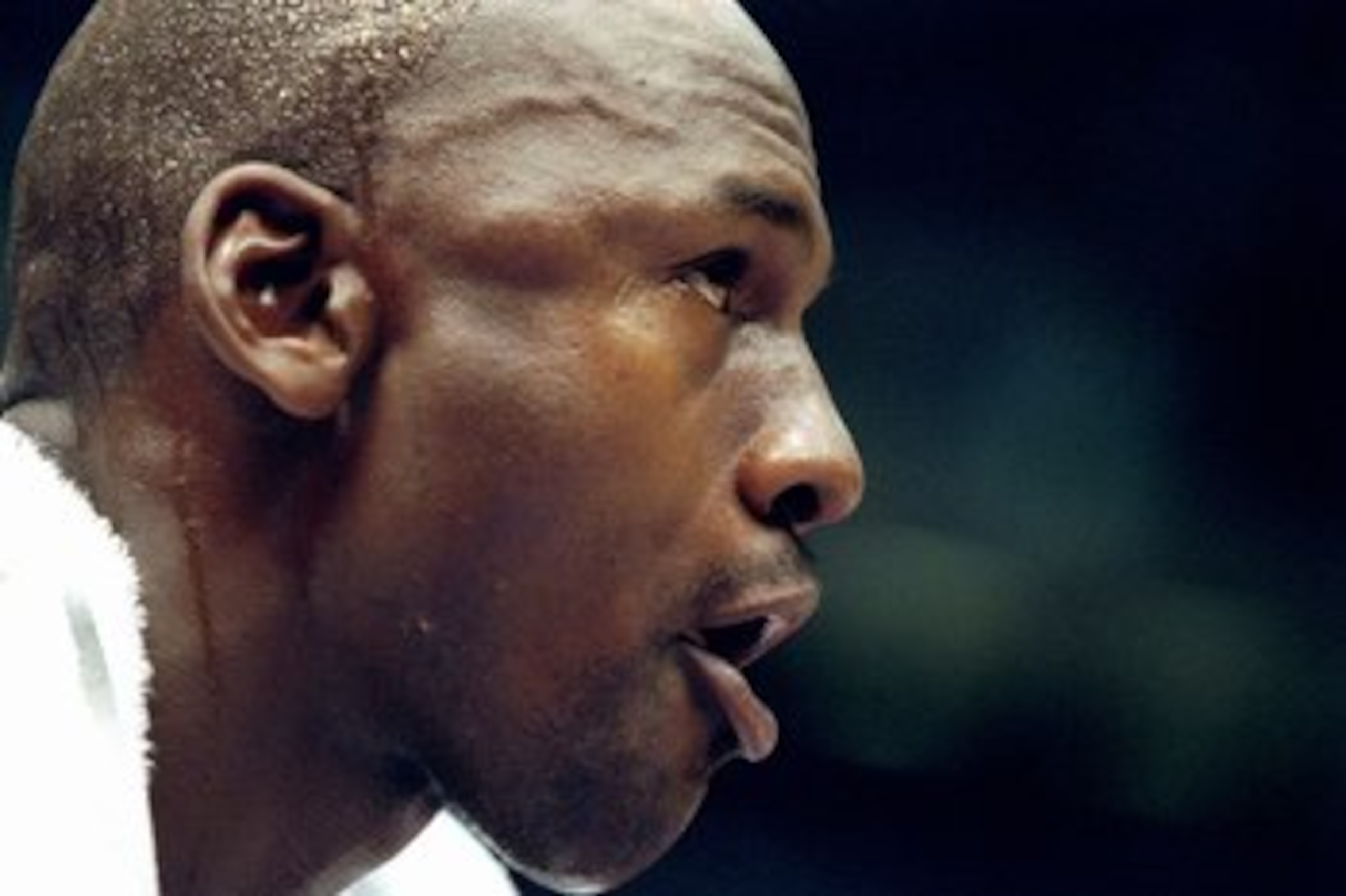 13 Dec 1996:  Guard Michael Jordan of the Chicago Bulls looks on during a game against the New Jersey Nets at the Continental Airlines Arena in East Rutherford, New Jersey.  The Bulls won the game, 114-92. Mandatory Credit: Al Bello  /Allsport