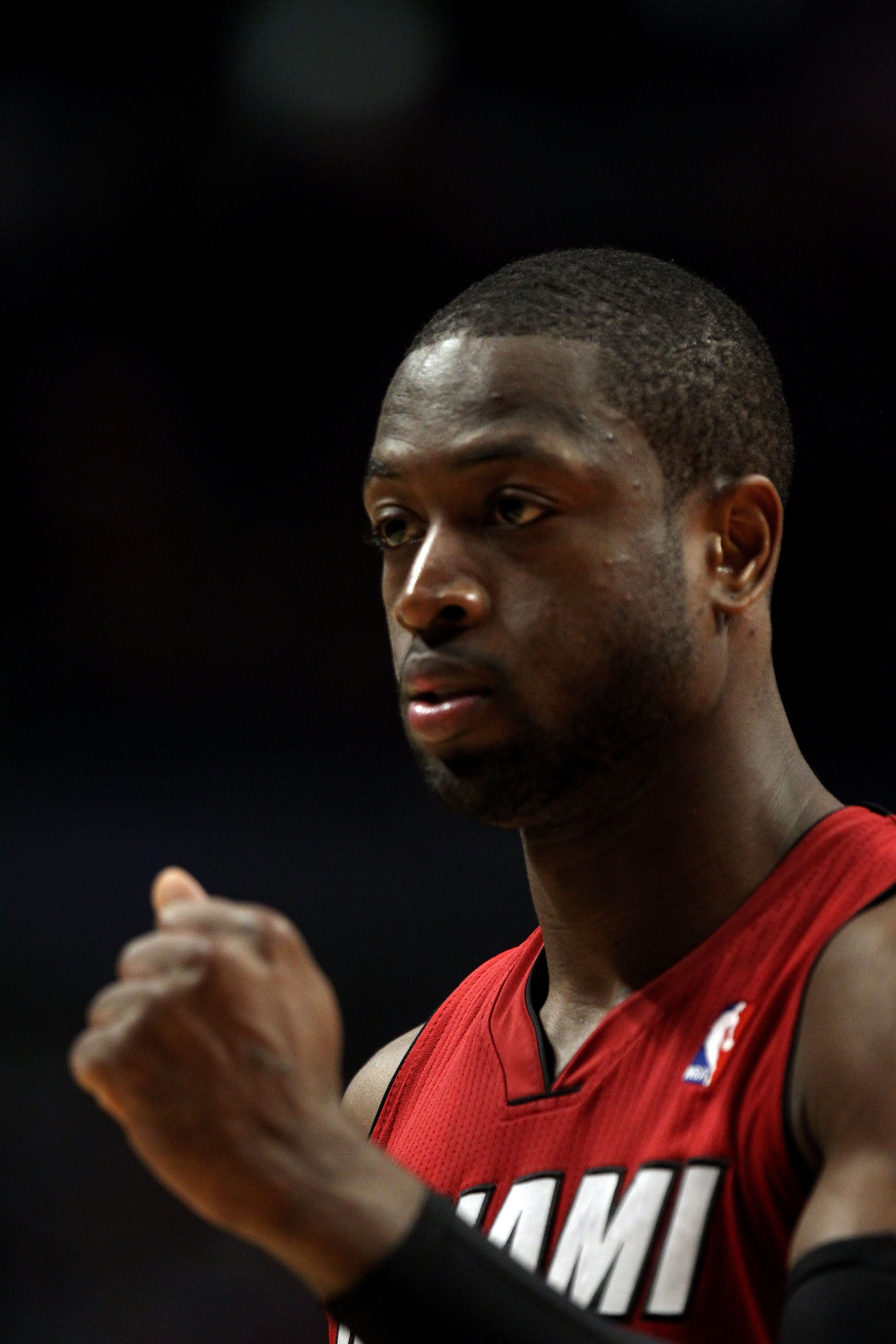 CHICAGO, IL - MAY 26:  Dwyane Wade #3 of the Miami Heat reacts against the Chicago Bulls in Game Five of the Eastern Conference Finals during the 2011 NBA Playoffs on May 26, 2011 at the United Center in Chicago, Illinois. The Heat won 83-80. NOTE TO USER