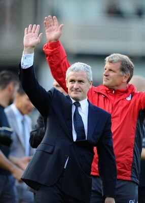 LONDON, ENGLAND - MAY 22:  Mark Hughes, manager of Fulham after the Barclays Premier League match between Fulham and Arsenal at Craven Cottage on May 22, 2011 in London, England.  (Photo by Clive Mason/Getty Images)