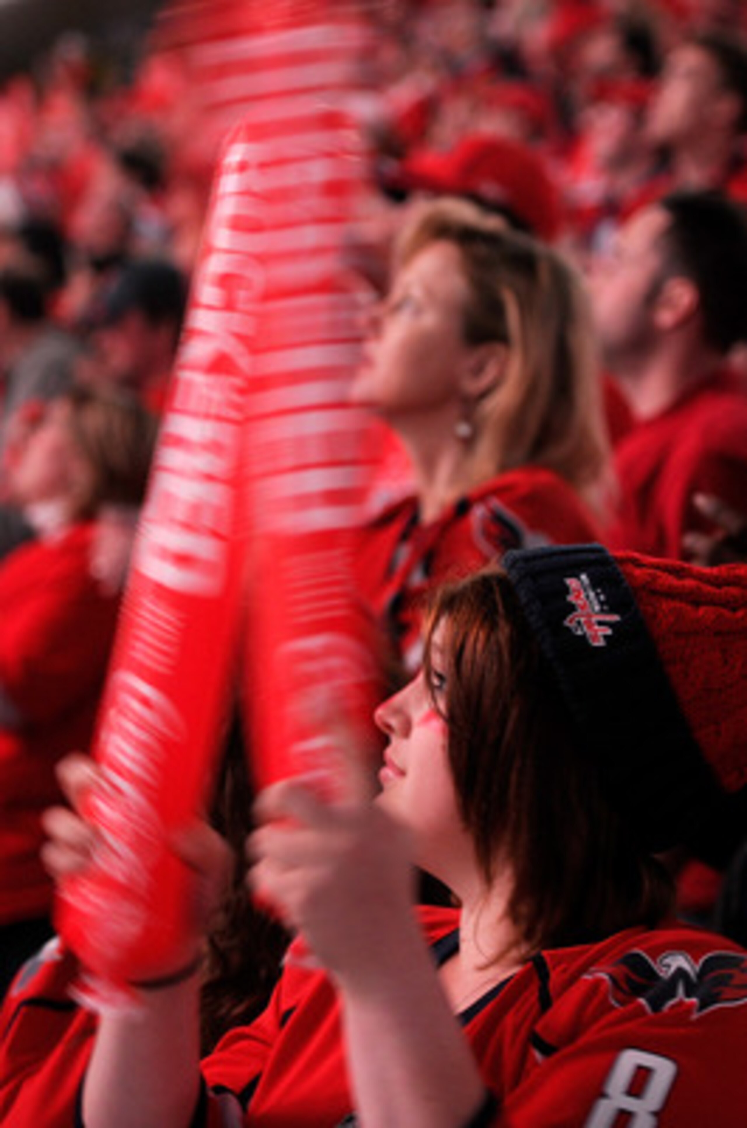 WASHINGTON, DC - APRIL 29: Fans cheer during Game One of the Eastern Conference Semifinal during the 2011 NHL Stanley Cup Finals between the Washington Capitals and the Tampa Bay Lightning at the Verizon Center on April 29, 2011 in Washington, DC. (Photo WASHINGTON, DC - APRIL 29: Fans cheer during Game One of the Eastern Conference Semifinal during the 2011 NHL Stanley Cup Finals between the Washington Capitals and the Tampa Bay Lightning at the Verizon Center on April 29, 2011 in Washington, DC. (Photo