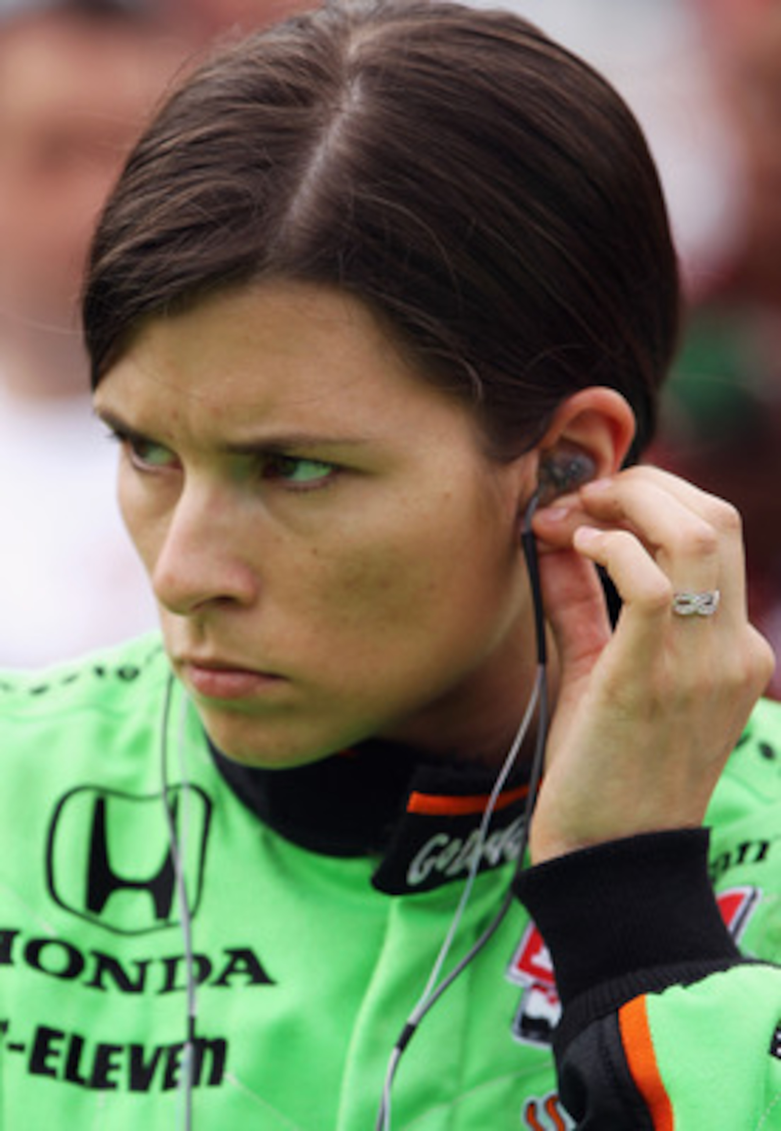 INDIANAPOLIS, IN - MAY 22:  Danica Patrick, driver of the #7 Team GoDaddy Dallara Honda, suits up as she prepares to qualify for the Indianapolis 500 on May 22, 2011 at Indianapolis Motor Speedway in Indianapolis, Indiana.  (Photo by Jamie Squire/Getty Im