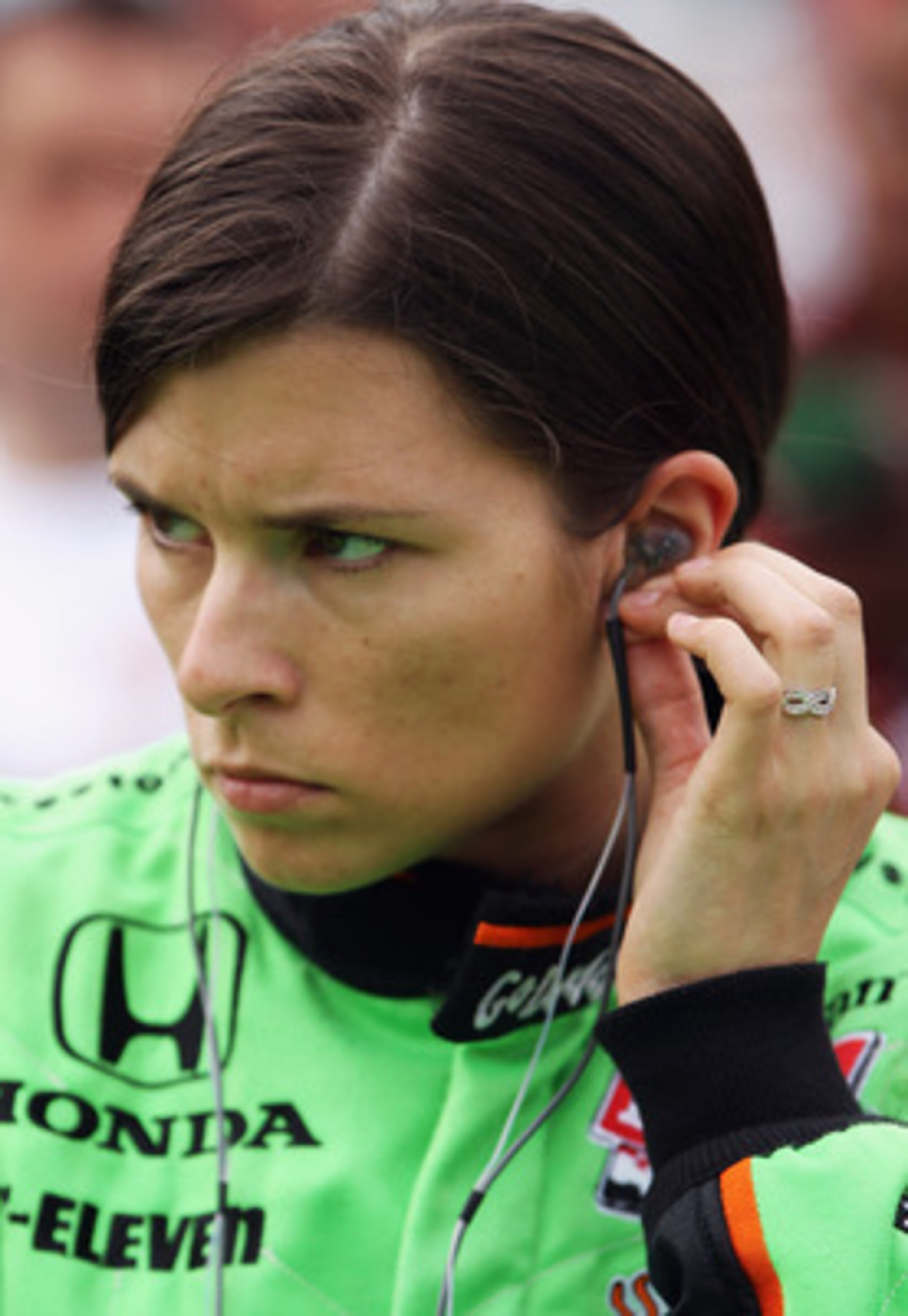 INDIANAPOLIS, IN - MAY 22:  Danica Patrick, driver of the #7 Team GoDaddy Dallara Honda, suits up as she prepares to qualify for the Indianapolis 500 on May 22, 2011 at Indianapolis Motor Speedway in Indianapolis, Indiana.  (Photo by Jamie Squire/Getty Im