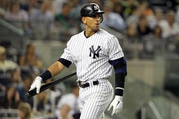 NEW YORK, NY - MAY 24: Alex Rodriguez #13 of the New York Yankees looks after striking out against the Toronto Blue Jays at Yankee Stadium on May 24, 2011 in the Bronx borough of New York City. (Photo by Michael Heiman/Getty Images) NEW YORK, NY - MAY 24: Alex Rodriguez #13 of the New York Yankees looks after striking out against the Toronto Blue Jays at Yankee Stadium on May 24, 2011 in the Bronx borough of New York City. (Photo by Michael Heiman/Getty Images)