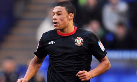 Chamberlain..... desperate for Arsenal move