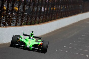 INDIANAPOLIS, IN - MAY 29:  Danica Patrick, driver of the #7 Team GoDaddy Dallara Honda, races during the IZOD IndyCar Series Indianapolis 500 Mile Race at Indianapolis Motor Speedway on May 29, 2011 in Indianapolis, Indiana.  (Photo by Jonathan Ferrey/Ge