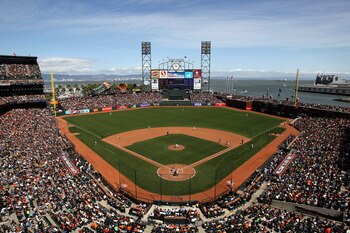 SAN FRANCISCO, CA - APRIL 24:  A general view during the game between the San Francisco Giants and the Atlanta Braves at AT&T Park on April 24, 2011 in San Francisco, California.  (Photo by Ezra Shaw/Getty Images)
