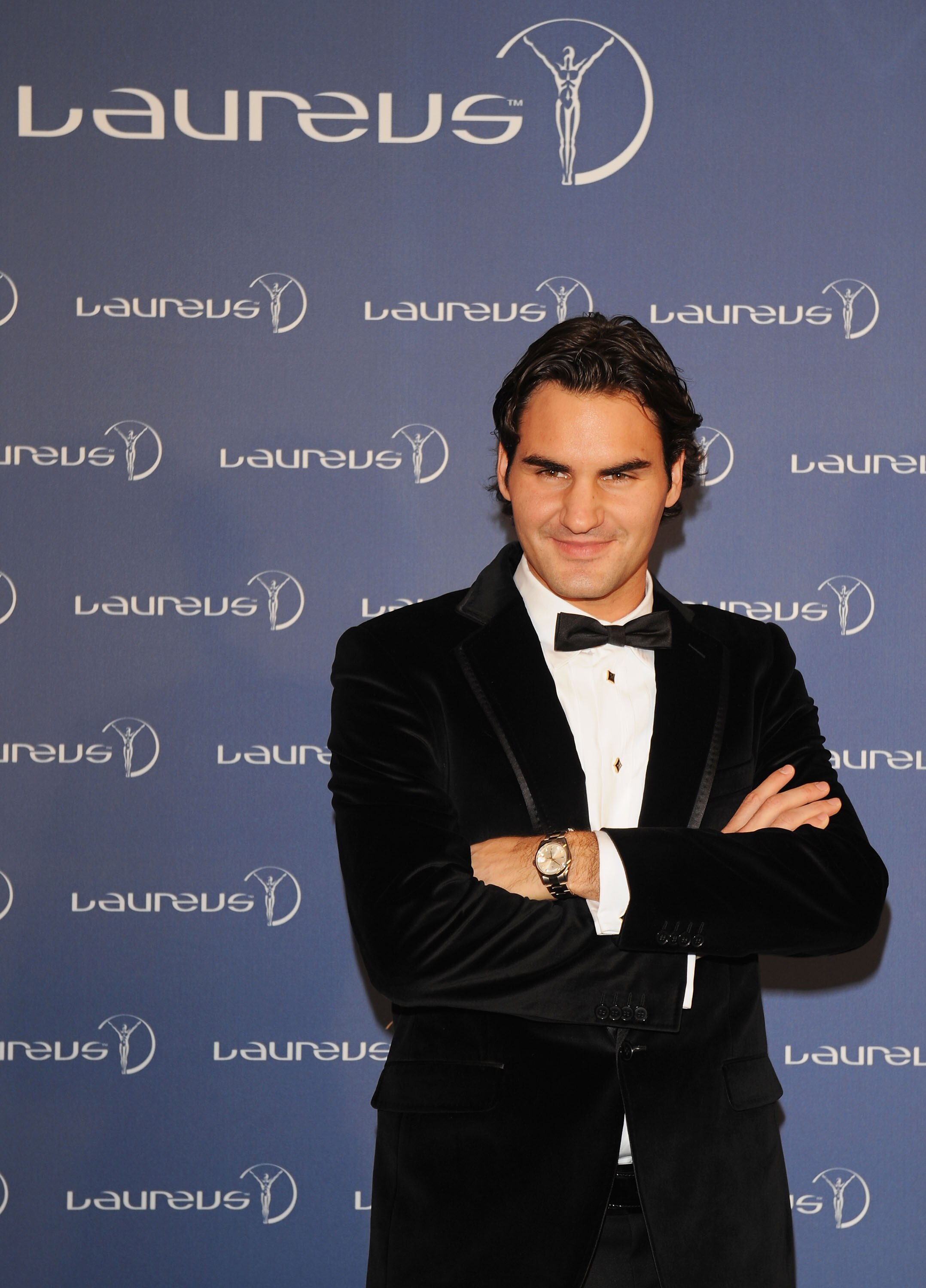 ST. PETERSBURG, RUSSIA - FEBRUARY 18:  :   Laureus Sportsman of the Year Roger Federer poses during the Laureus World Sports Awards at the Mariinsky Concert Hall on February 18, 2008 in St.Petersburg, Russia.  (Photo by Pascal Le Segretain/Getty Images fo