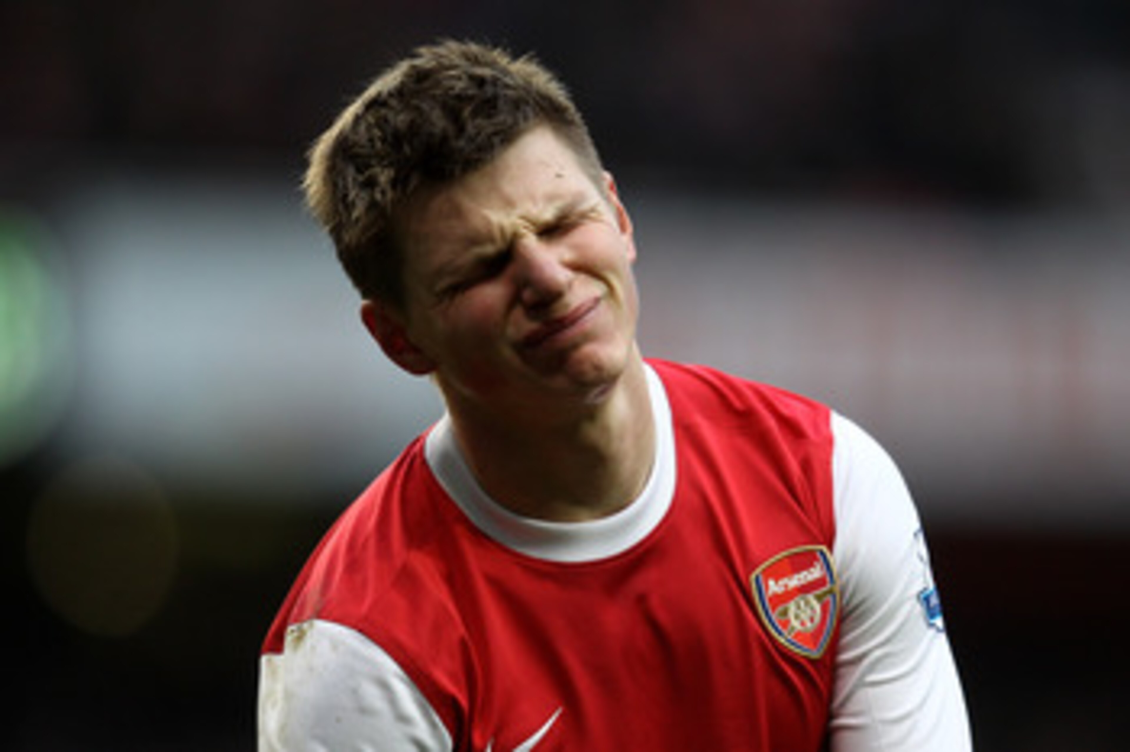 LONDON, ENGLAND - MARCH 05: Andrey Arshavin of Arsenal reacta during the Barclays Premier League match between Arsenal and Sunderland at Emirates Stadium on March 5, 2011 in London, England. (Photo by Paul Gilham/Getty Images) LONDON, ENGLAND - MARCH 05: Andrey Arshavin of Arsenal reacta during the Barclays Premier League match between Arsenal and Sunderland at Emirates Stadium on March 5, 2011 in London, England. (Photo by Paul Gilham/Getty Images)