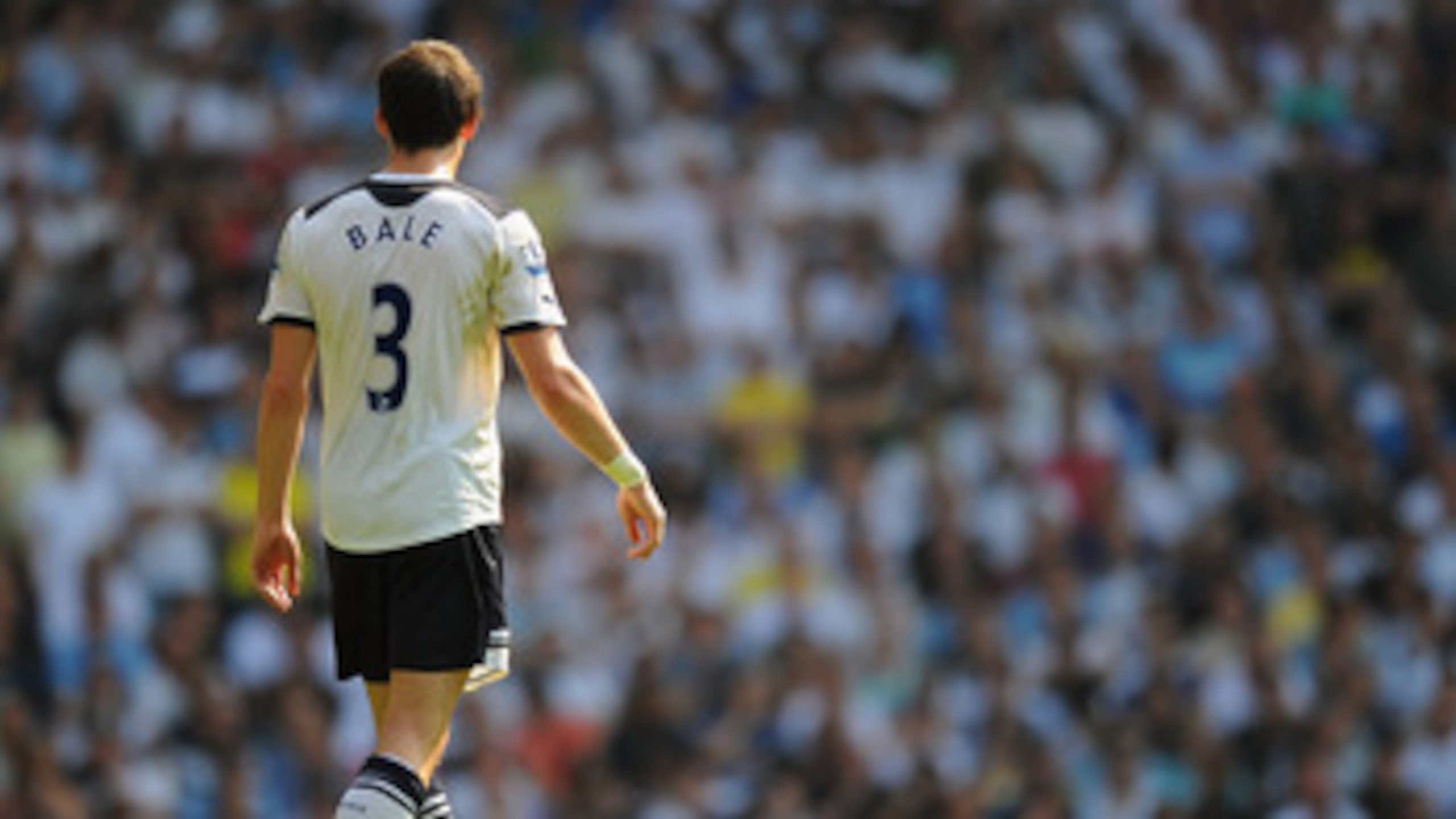 LONDON, ENGLAND - APRIL 23:  Gareth Bale of Spurs looks on during the Barclays Premier League match between Tottenham Hotspur and West Bromwich Albion at White Hart Lane on April 23, 2011 in London, England.  (Photo by Mike Hewitt/Getty Images)