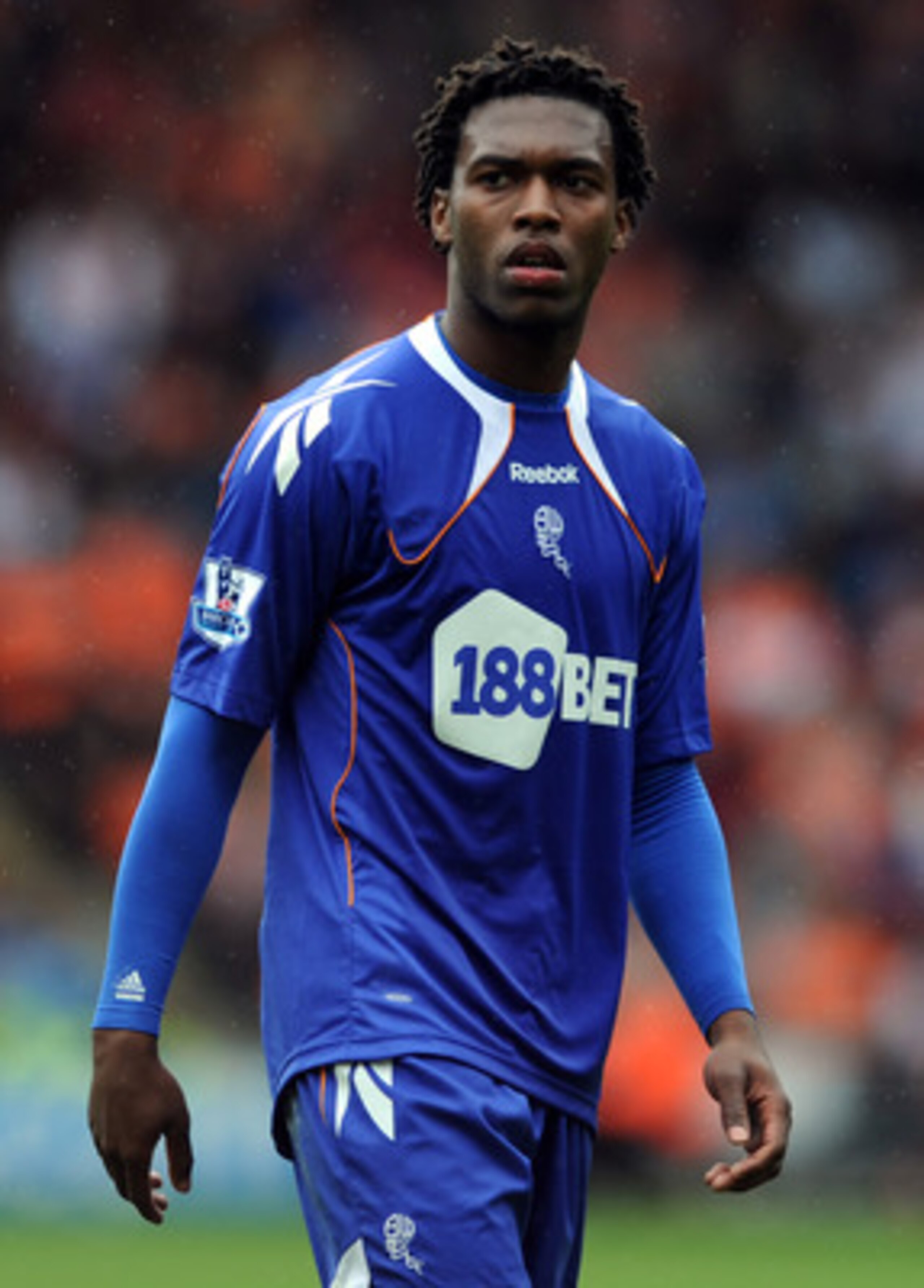 BLACKPOOL, ENGLAND - MAY 14:  Daniel Sturridge of Bolton Wanderers looks on during the Barclays Premier League match between Blackpool and Bolton Wanderers at Bloomfield Road on May 14, 2011 in Blackpool, England.  (Photo by Chris Brunskill/Getty Images)
