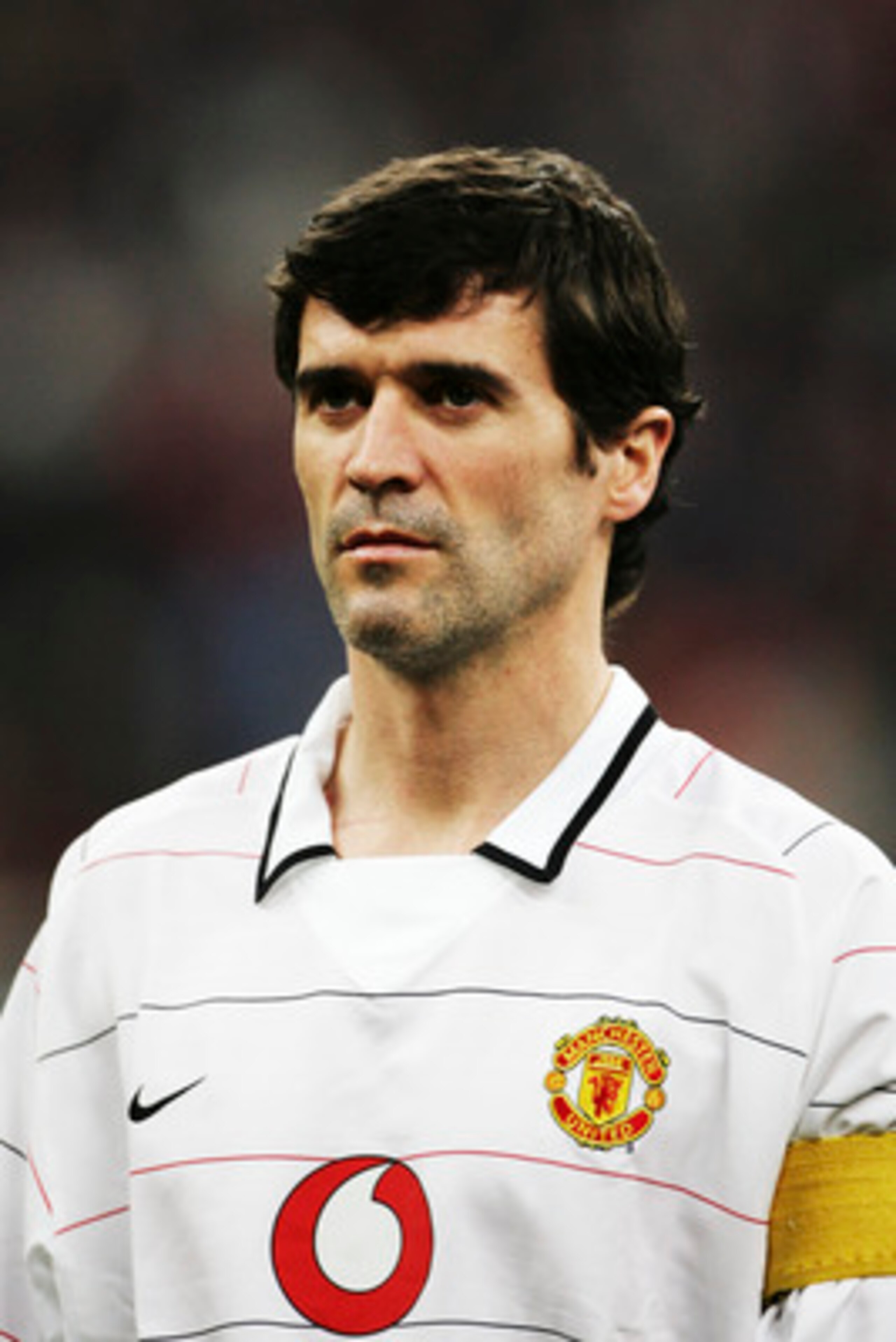 MILAN, ITALY- MARCH 8:  A portrait of Roy Keane of Manchester United prior to the Champions League last 16, second leg match between Milan and Manchester United at the San Siro on March 8, 2005 in Milan, Italy.  (Photo by Phil Cole/Getty Images)