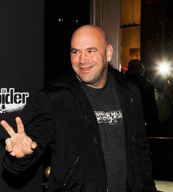 LAS VEGAS - FEBRUARY 15:  UFC President Dana White arrives at UFC, Famous Stars and Straps and New Era's 'The Magic Party' at XS the nightclub on February 15, 2011 in Las Vegas, Nevada.  (Photo by Isaac Brekken/Getty Images)
