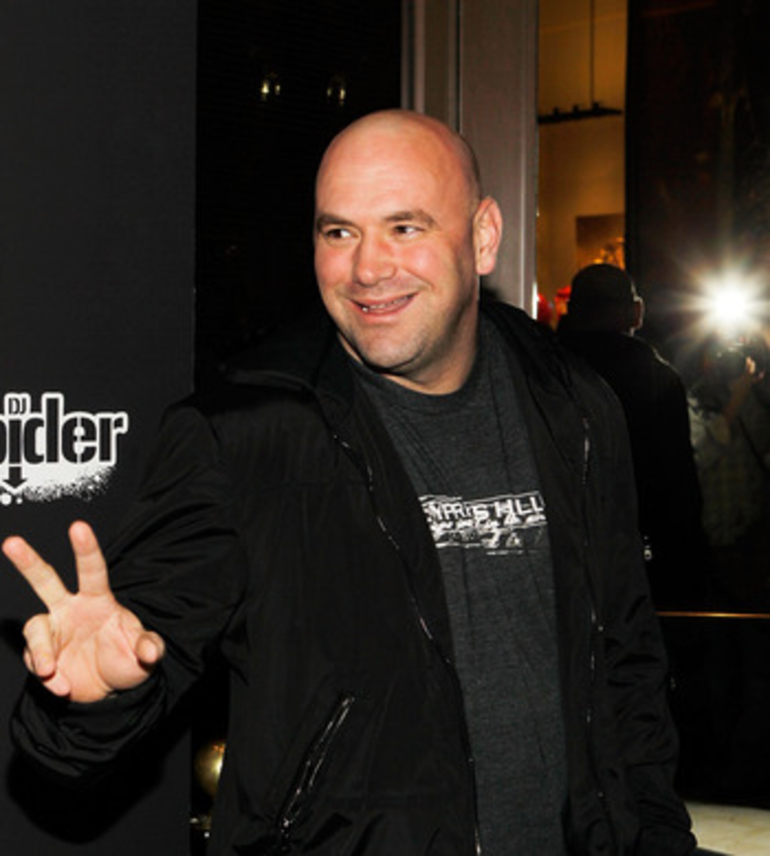 LAS VEGAS - FEBRUARY 15:  UFC President Dana White arrives at UFC, Famous Stars and Straps and New Era's 'The Magic Party' at XS the nightclub on February 15, 2011 in Las Vegas, Nevada.  (Photo by Isaac Brekken/Getty Images)
