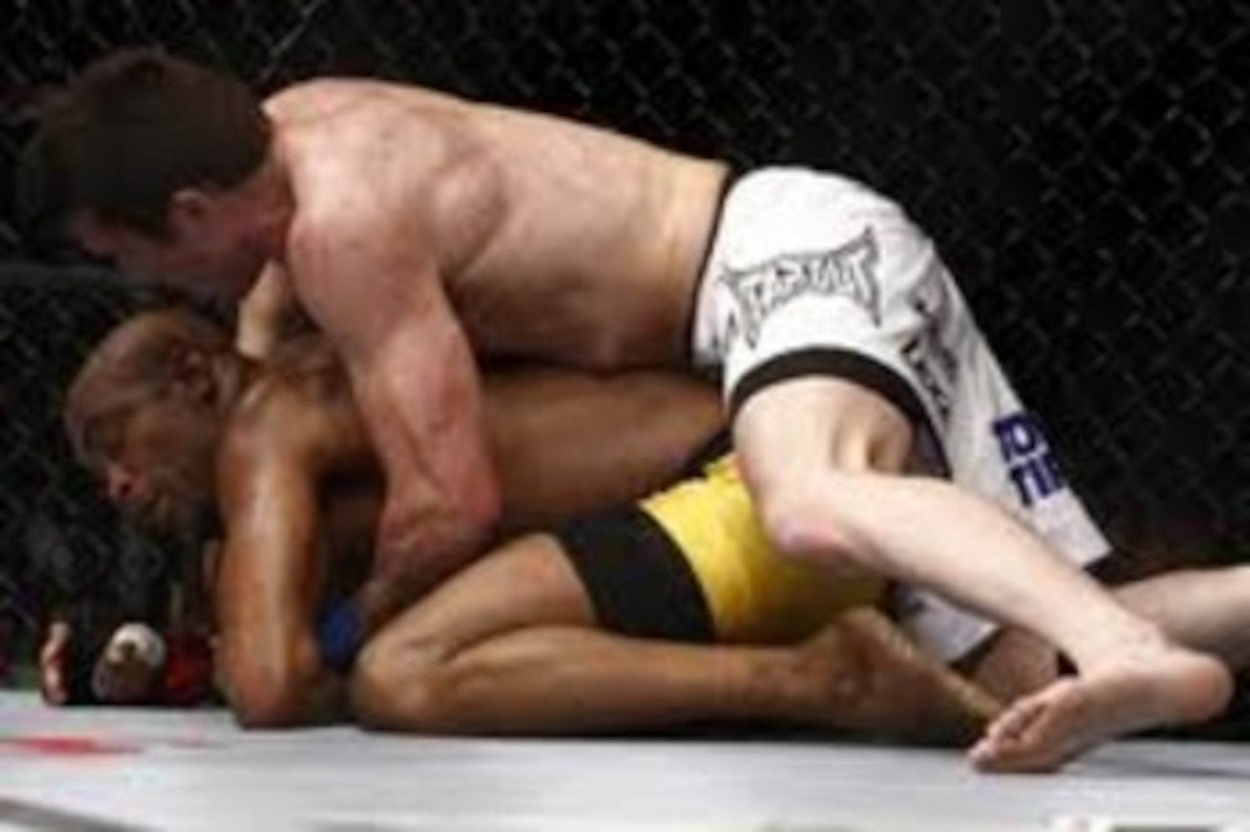 Chael Sonnen controlling Anderson Silva on the ground