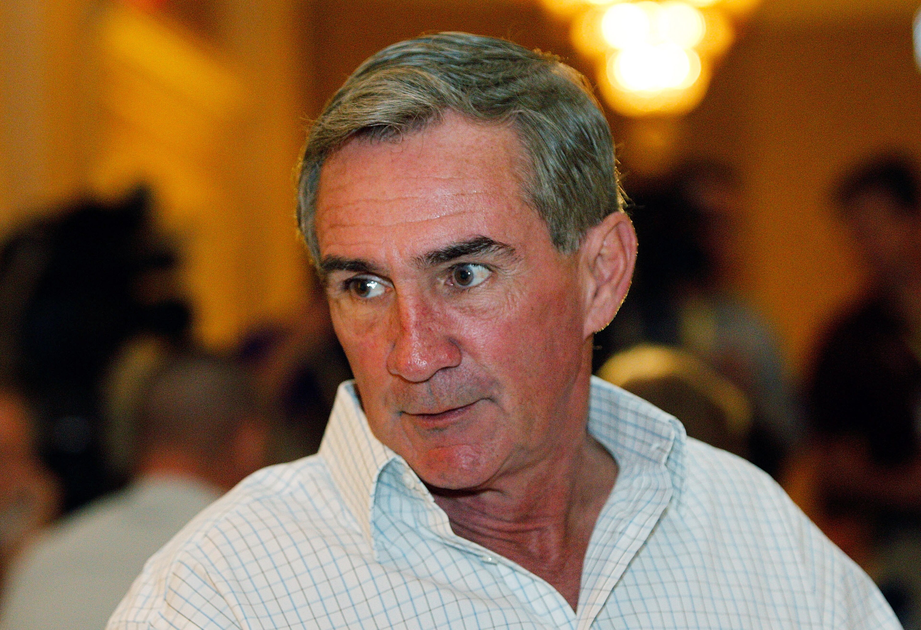 NEW ORLEANS, LA - MARCH 22: Washington Redskins head coach Mike Shanahan answers questions from the media during the NFL Annual Meetings at the Roosevelt Hotel on March 22, 2011 in New Orleans, Louisiana. Despite a NFL owners imposed lockout in effect sin NEW ORLEANS, LA - MARCH 22: Washington Redskins head coach Mike Shanahan answers questions from the media during the NFL Annual Meetings at the Roosevelt Hotel on March 22, 2011 in New Orleans, Louisiana. Despite a NFL owners imposed lockout in effect sin