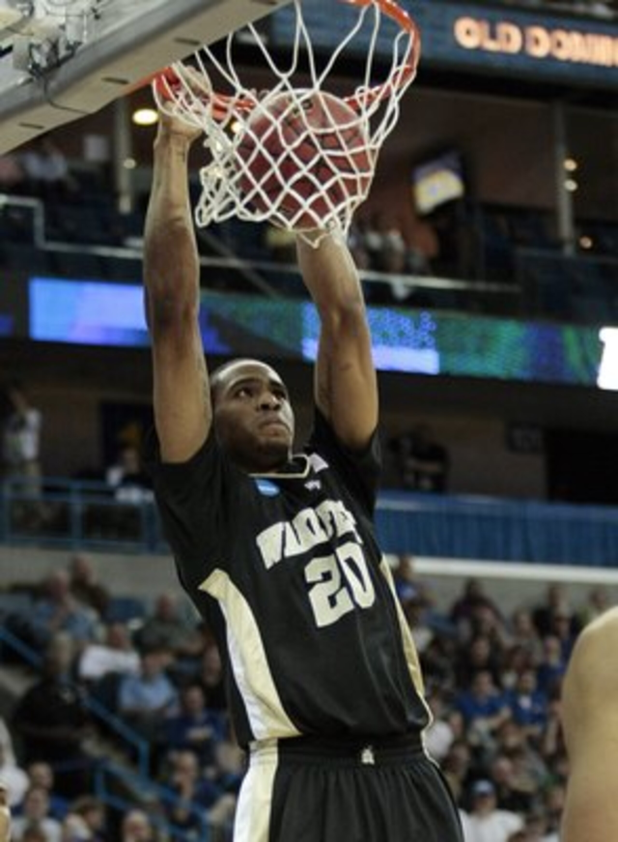 NEW ORLEANS - MARCH 20:  Ari Stewart #20 of the Wake Forest Deacon Demons shoots during the second round of the 2010 NCAA mens basketball tournament at the New Orleans Arena on March 20, 2010 in New Orleans, Louisiana.  (Photo by Dave Martin/Getty Images)