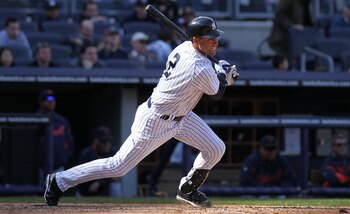 NEW YORK, NY - APRIL 03: Derek Jeter #2 of the New York Yankees against the Detroit Tigers at Yankee Stadium on April 3, 2011 in the Bronx borough of New York City.  (Photo by Nick Laham/Getty Images)