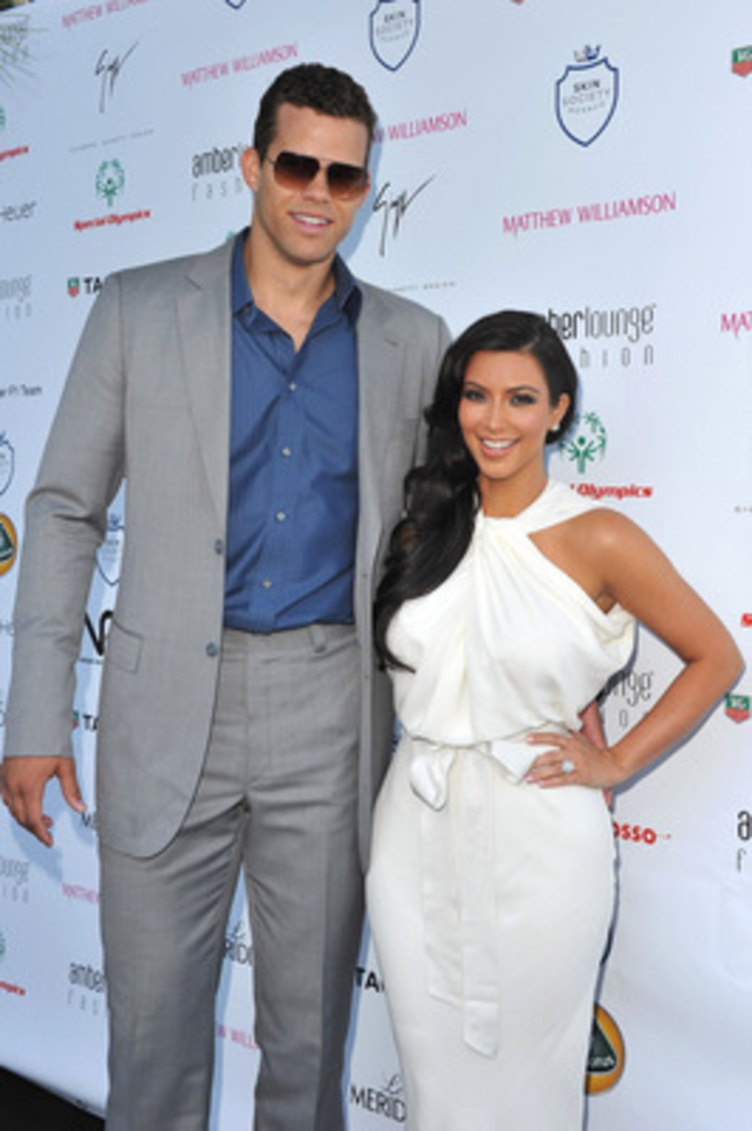 MONACO - MAY 27:  Kim Kardashian (L) and Kris Humphries (R) arrive to attend the AmberLounge Fashion Monaco 2011 on May 27, 2011 in Monaco.  (Photo by Pascal Le Segretain/Getty Images)