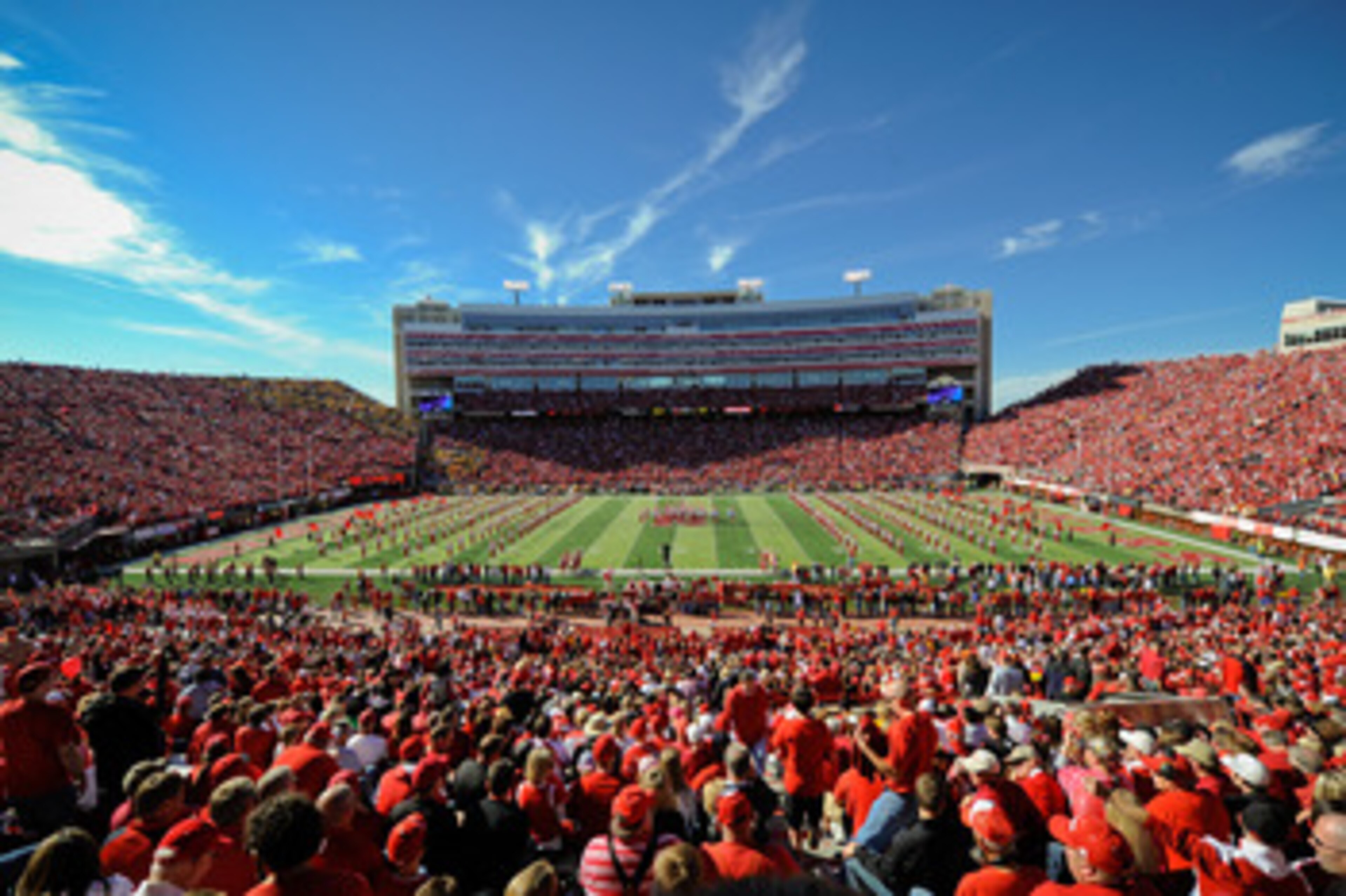 LINCOLN, NE - OCTOBER 30: The Husker faithful pack the stadium before the Nebraska Cornhuskers play the Missouri Tigers at Memorial Stadium on October 30, 2010 in Lincoln, Nebraska. Nebraska Defeated Missouri 31-17. (Photo by Eric Francis/Getty Images)