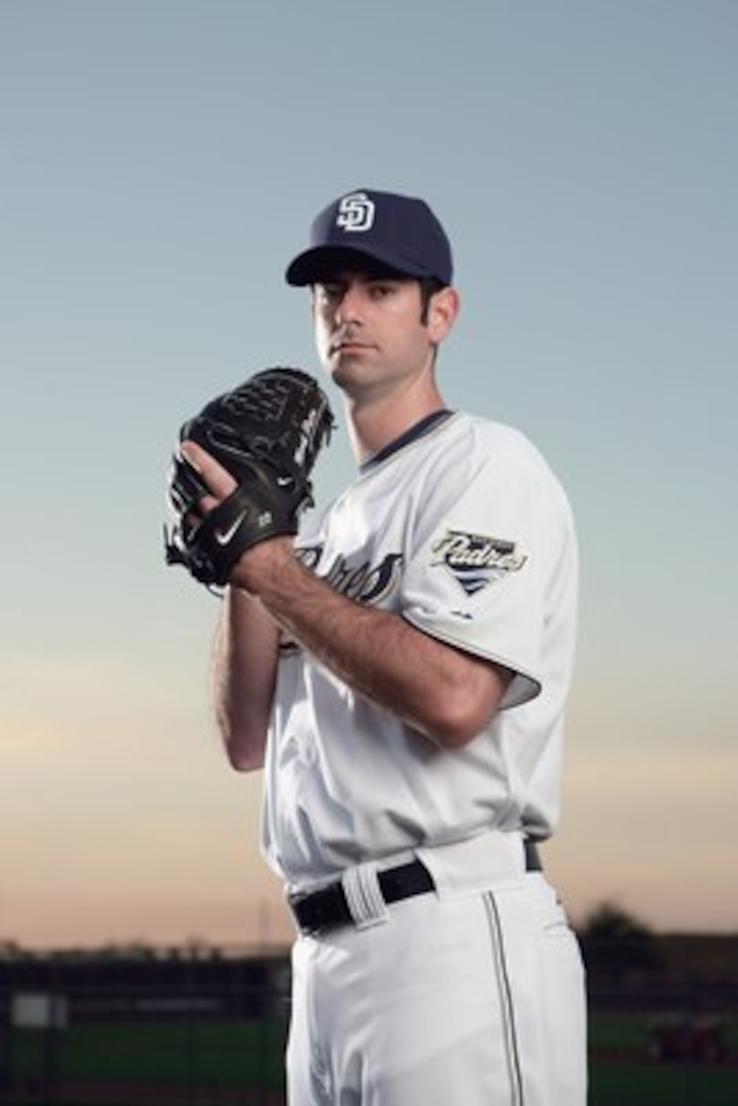PEORIA, AZ - FEBRUARY 24:  Mark Prior of the San Diego Padres poses during photo day at Peoria Stadium on February 24, 2009 in Peoria, Arizona. (Photo by Donald Miralle/Getty Images)