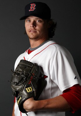 FT. MYERS, FL - FEBRUARY 20:  Clay Buchholz #11 of the Boston Red Sox poses for a portrait during the Boston Red Sox Photo Day on February 20, 2011 at the Boston Red Sox Player Development Complex in Ft. Myers, Florida  (Photo by Elsa/Getty Images)